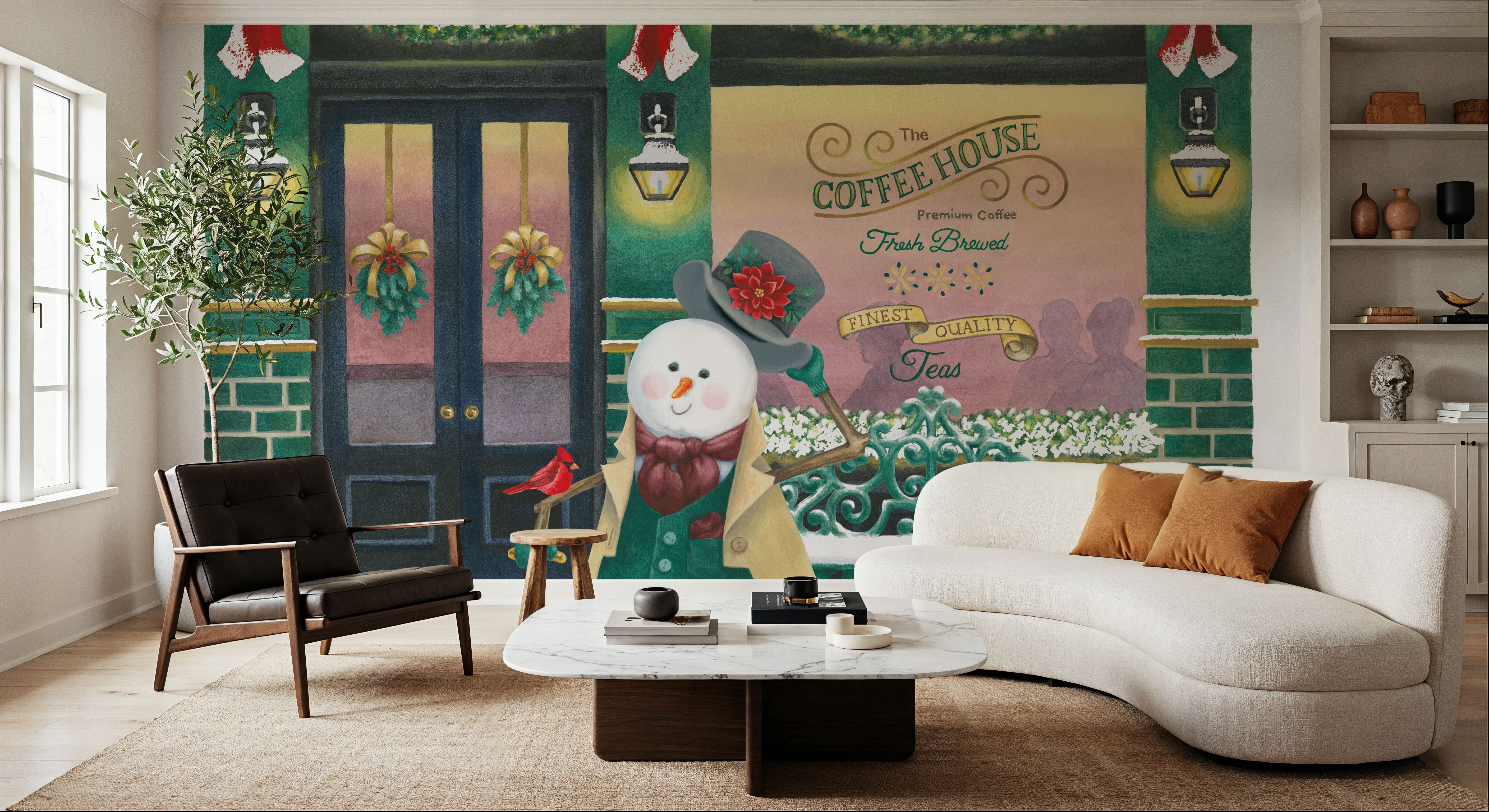 Main Street Christmas II, Wallpaper