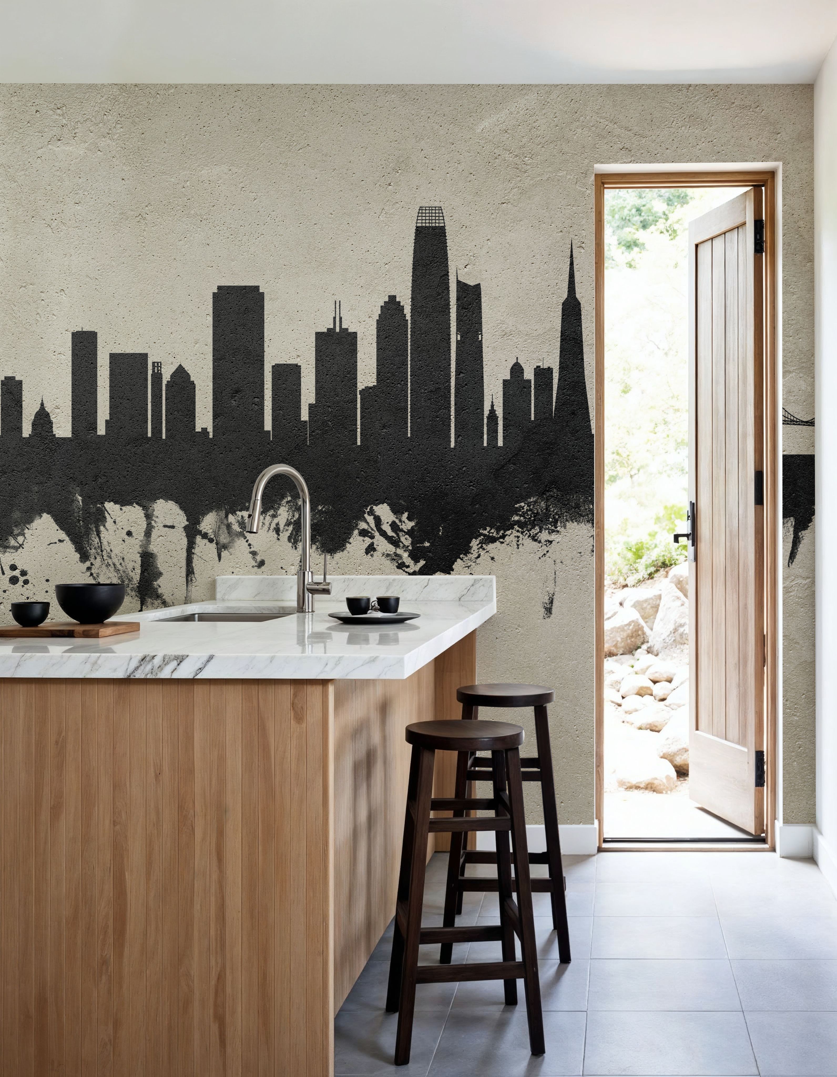 San Francisco Skyline Concrete