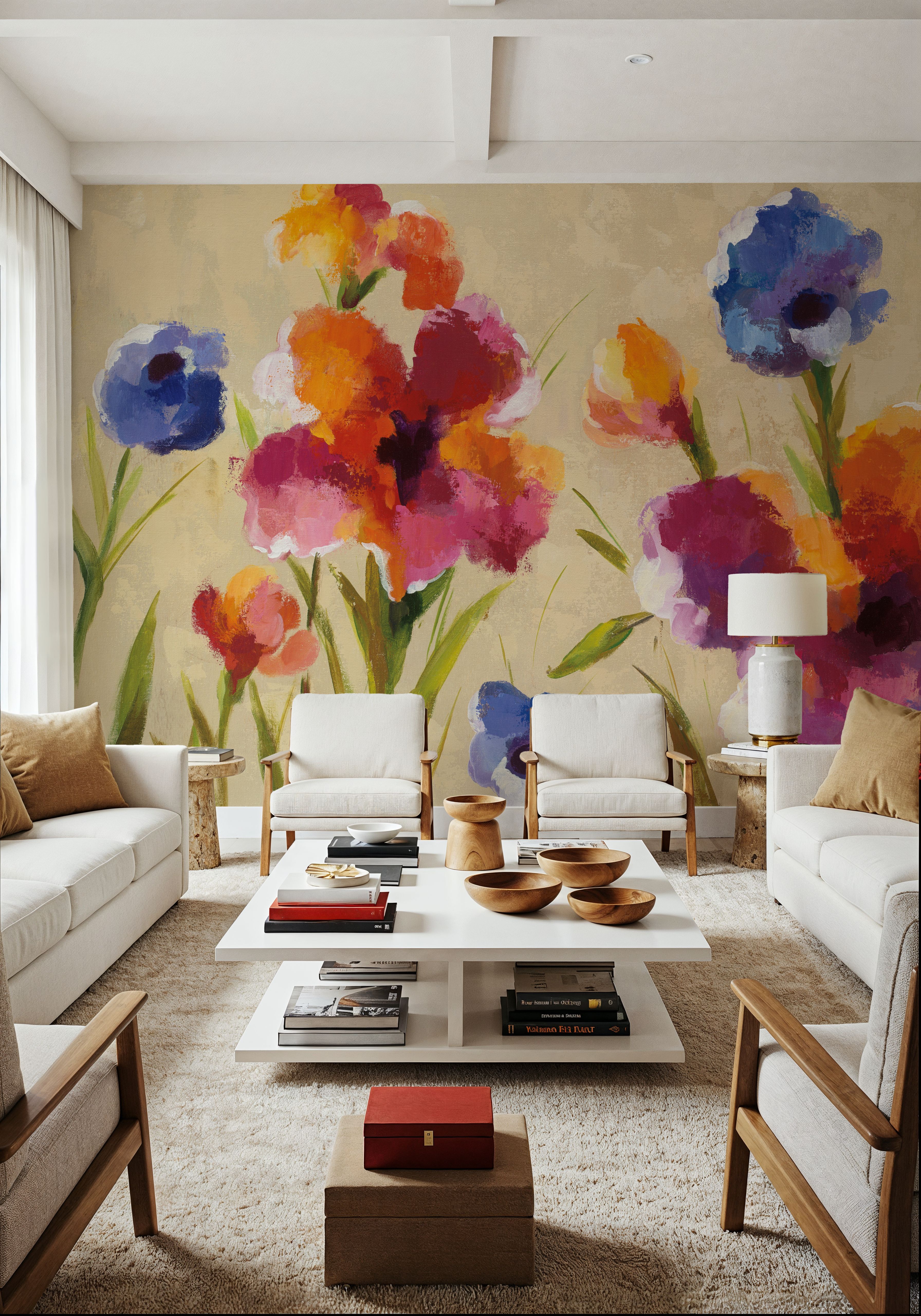 Bold Bright Flowers I