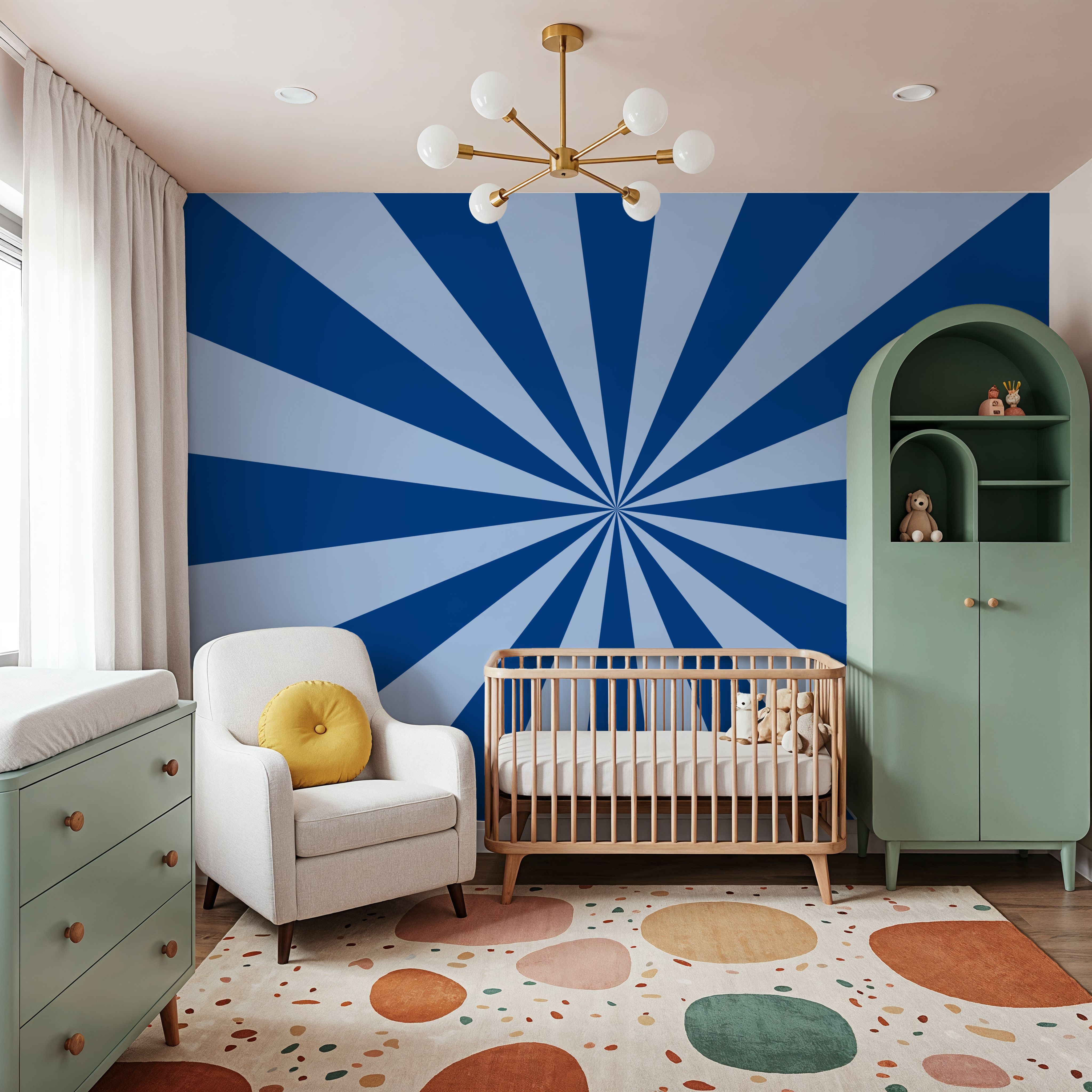 Circus Ceiling, Blue on Blue