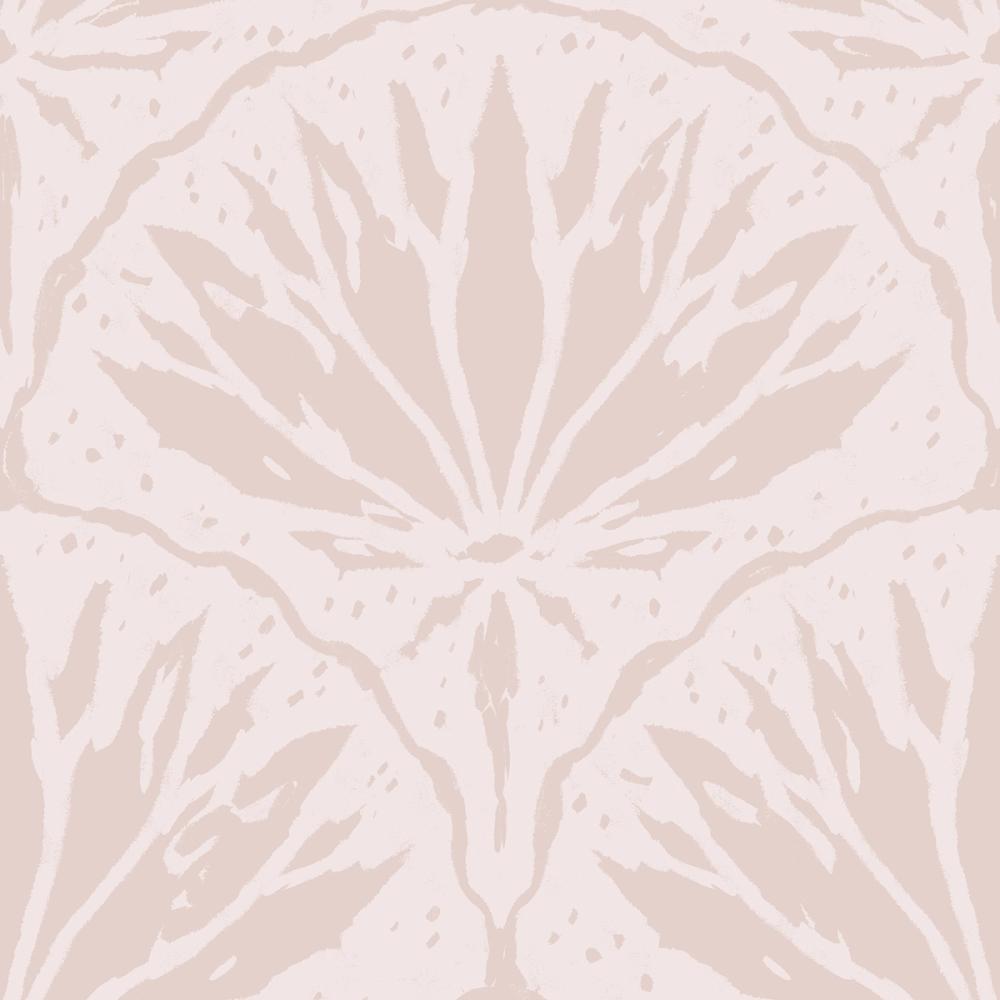 Abstract Water Lily, Powder Pink