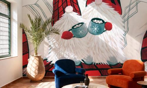 Christmas Gnomes Cocoa Party II