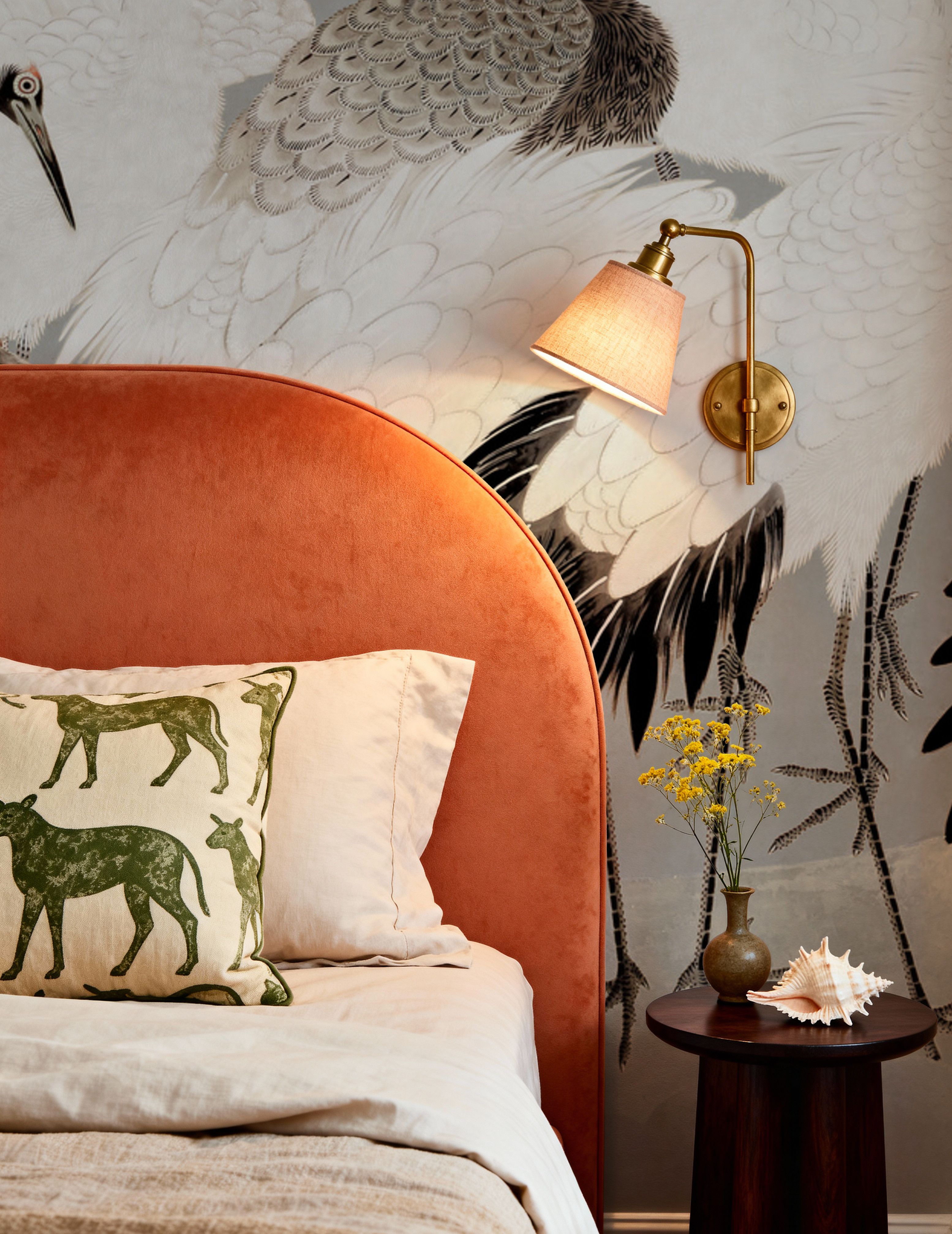 Japanese Flock of Cranes, Pewter