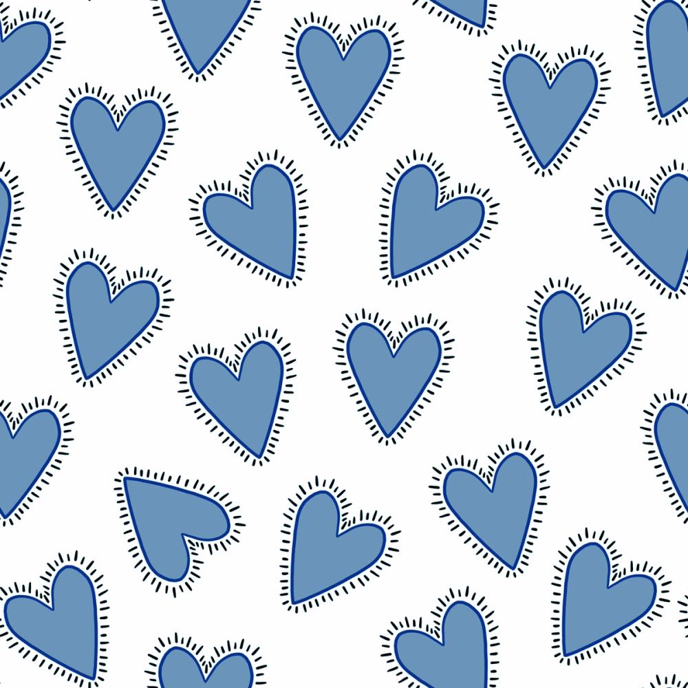 Iconic Pop Hearts, Sky Blue