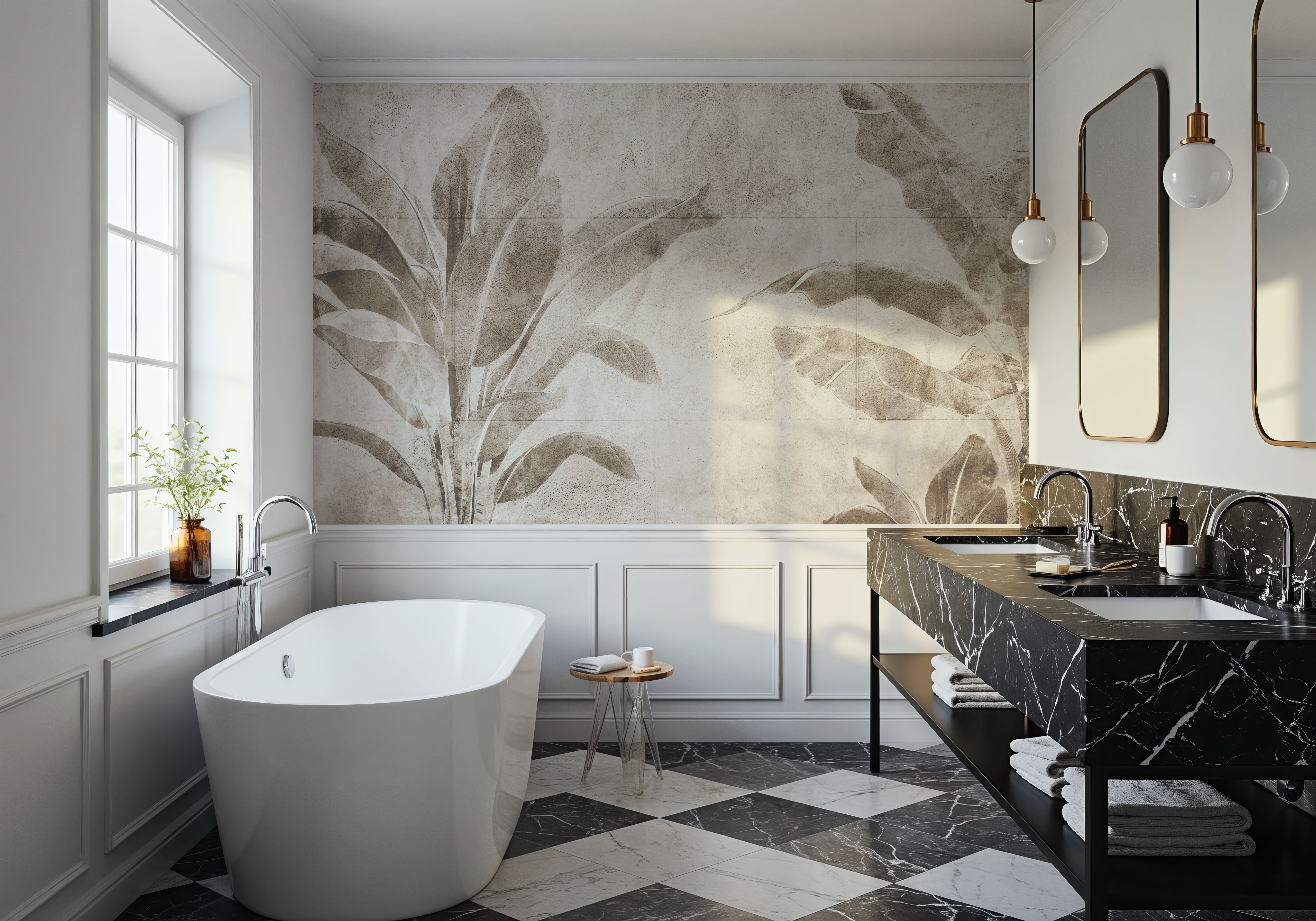 Leaf Print, Papier peint