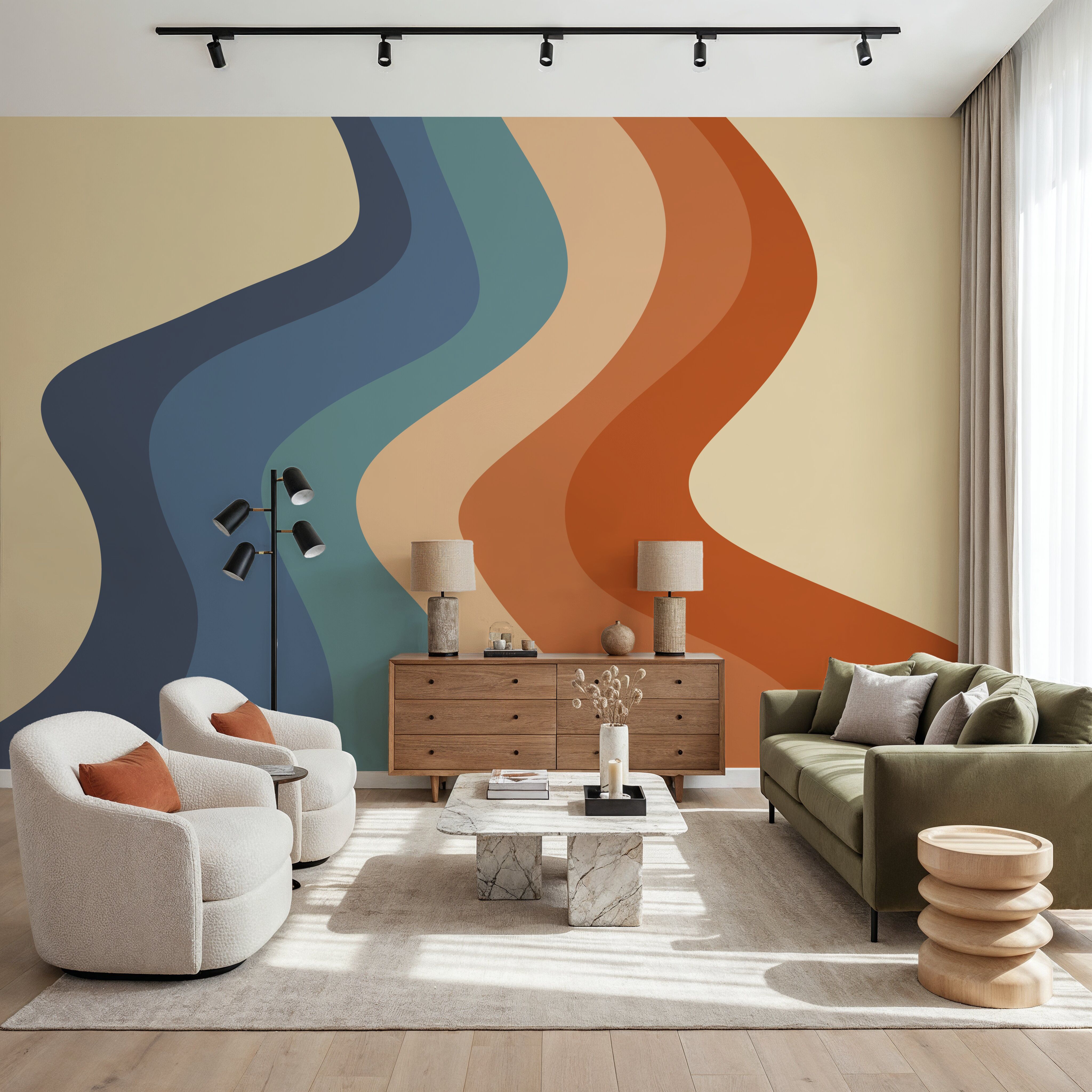 Swirly Hippie Rainbow