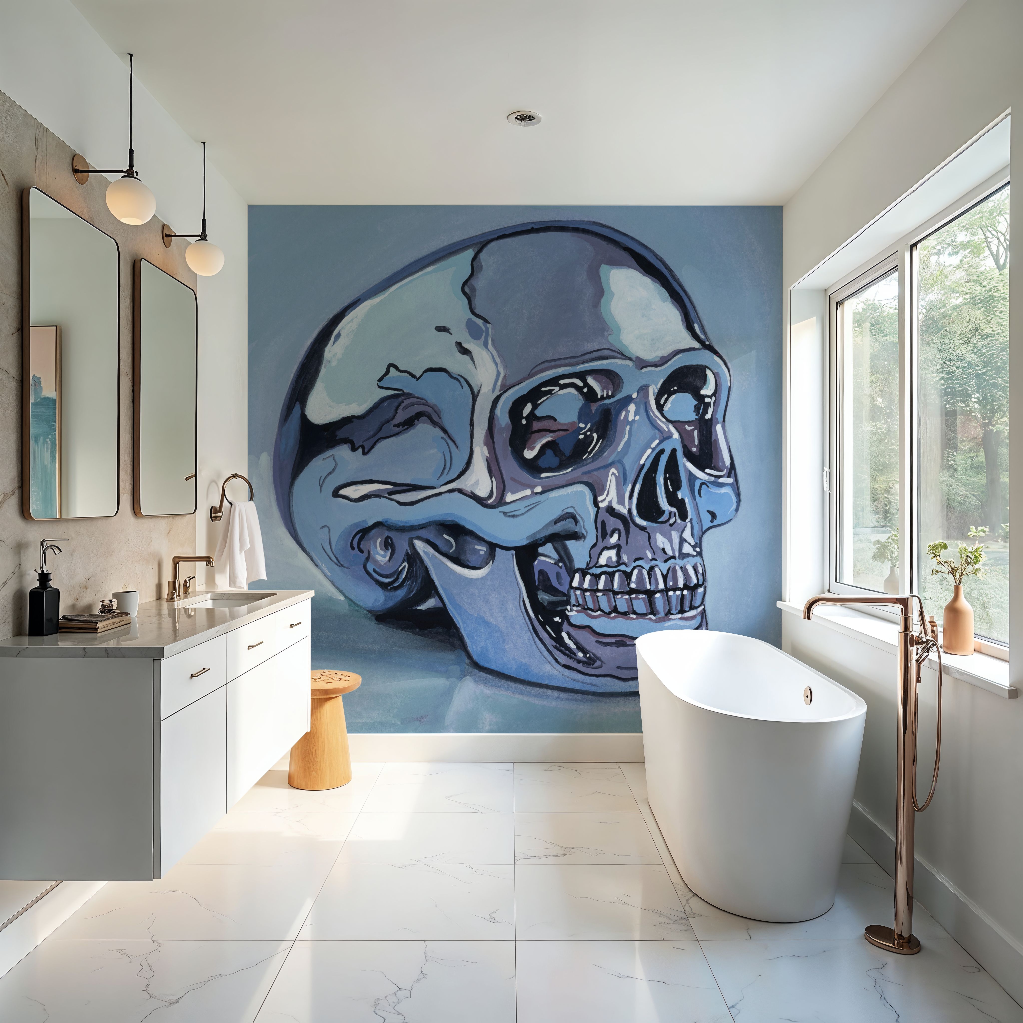 Silver Skull Study