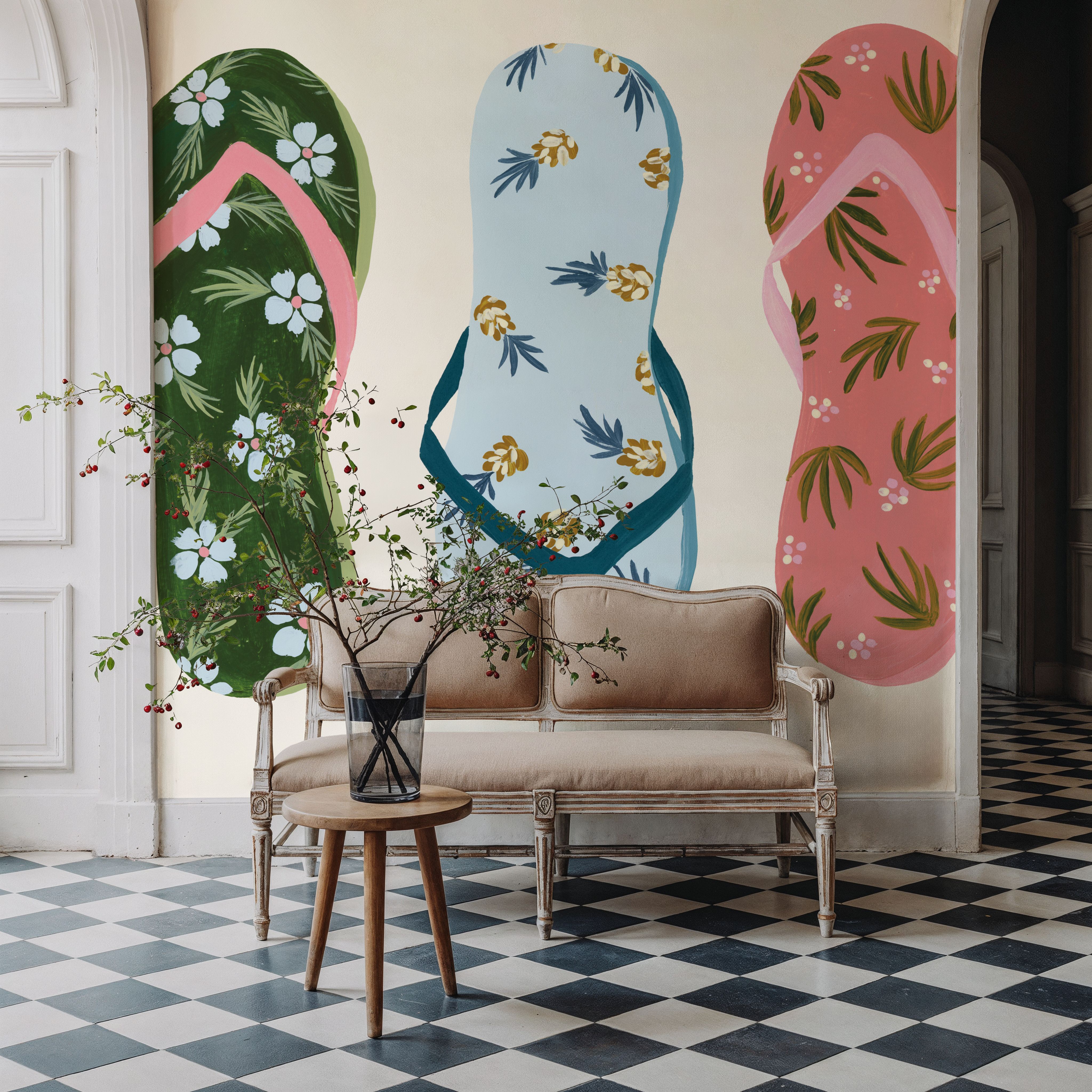 My Tropical Flip Flops