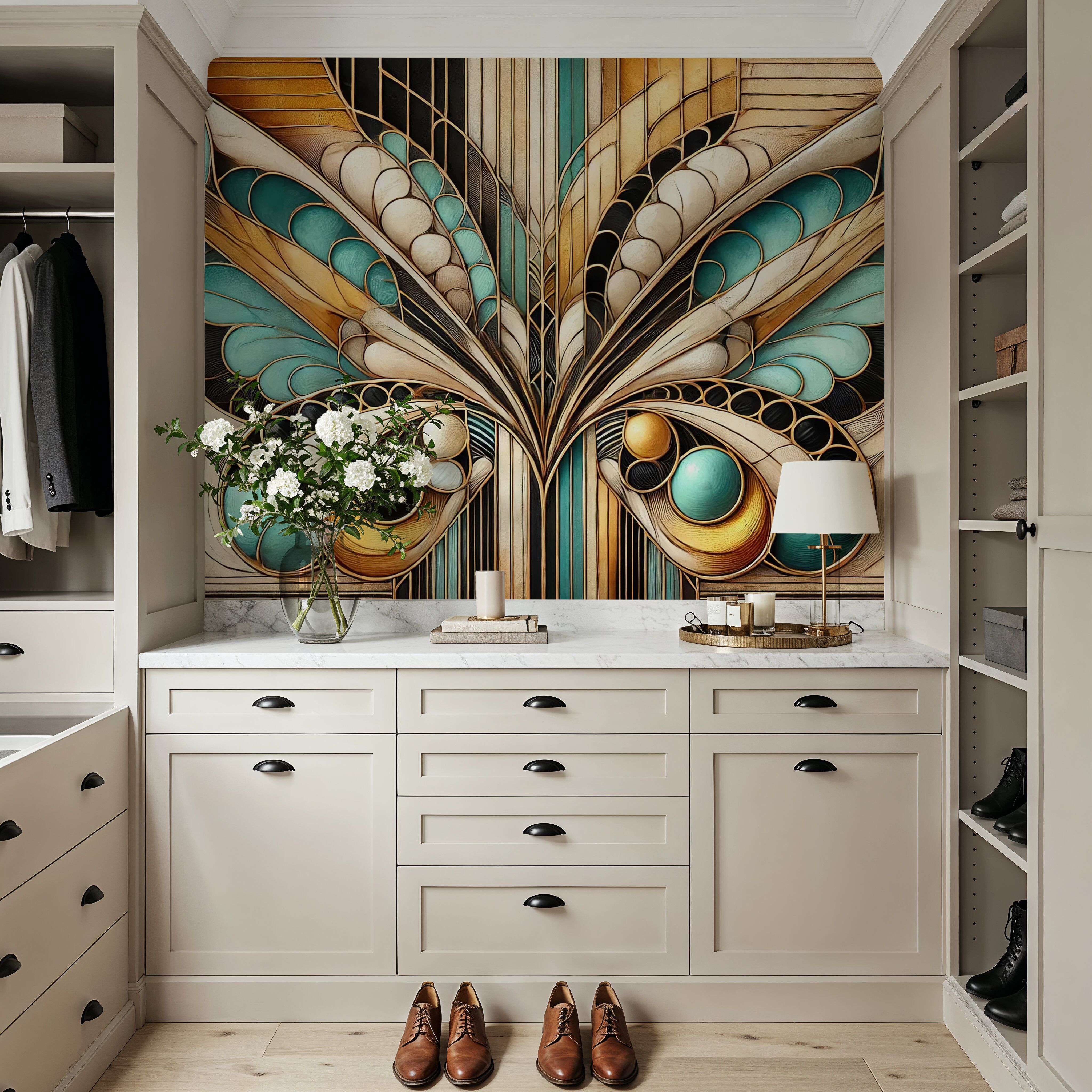 Art Deco Butterfly Wings