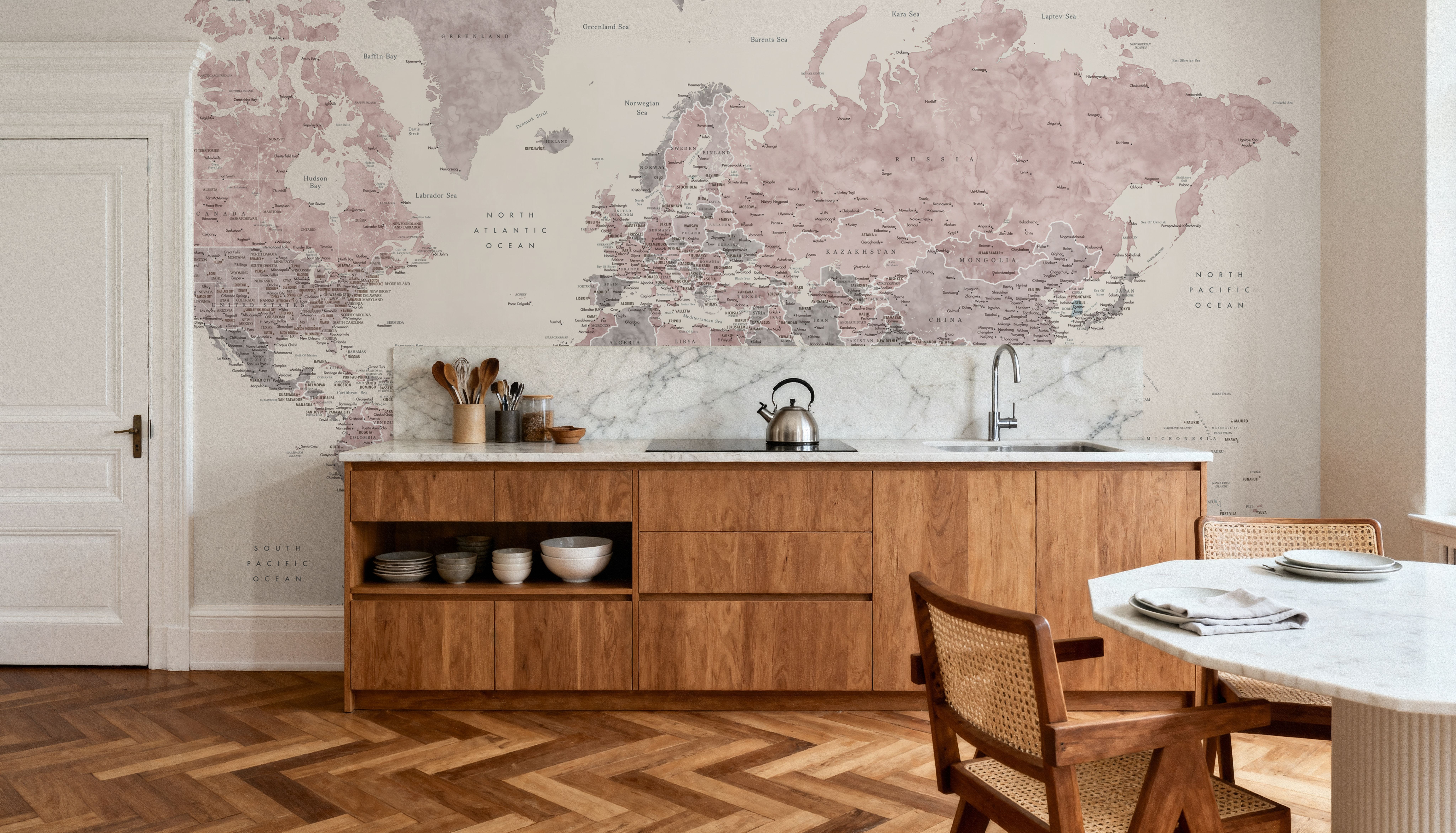World Map Cities - Madelia