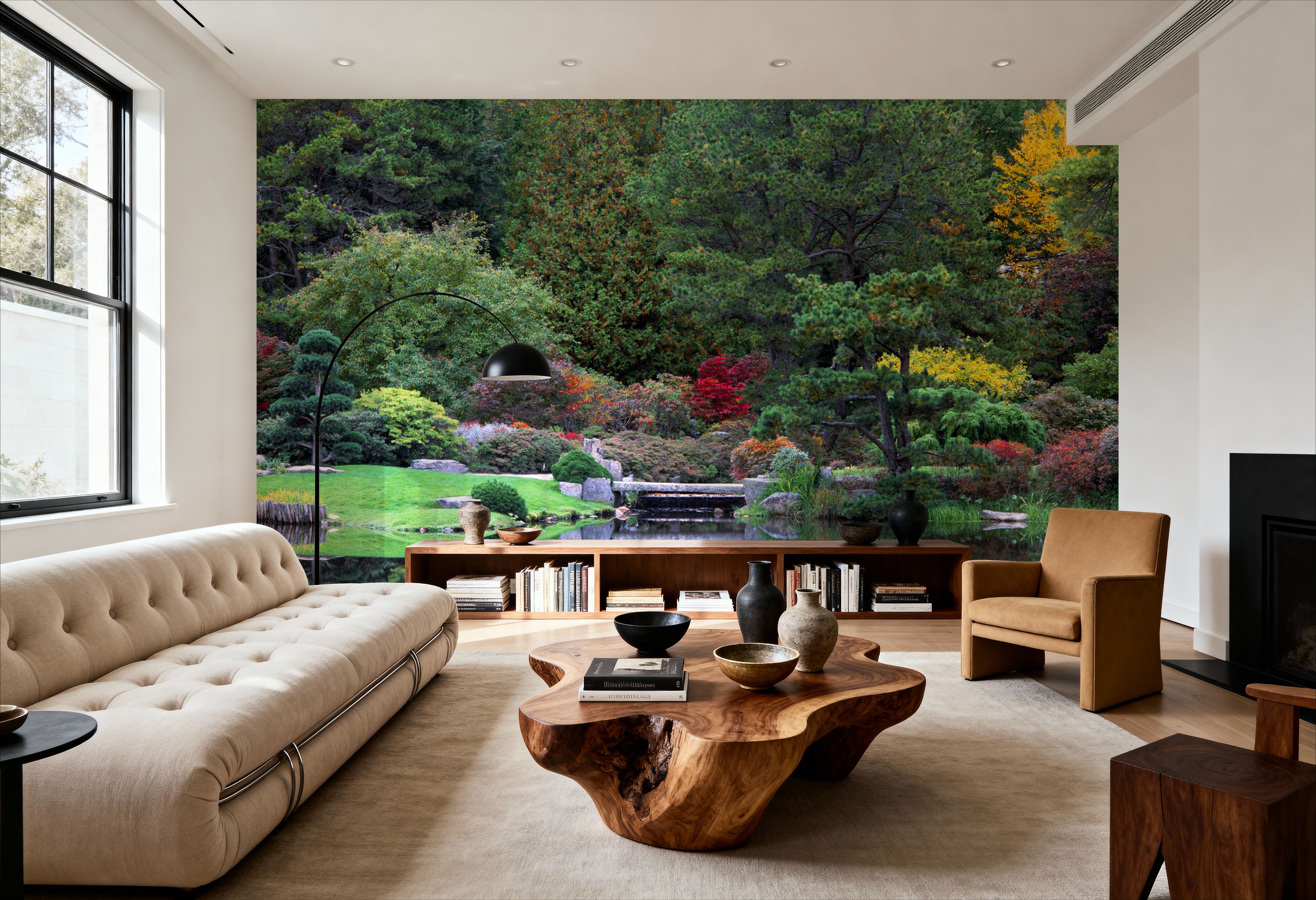 Autumn Bridge Reflection