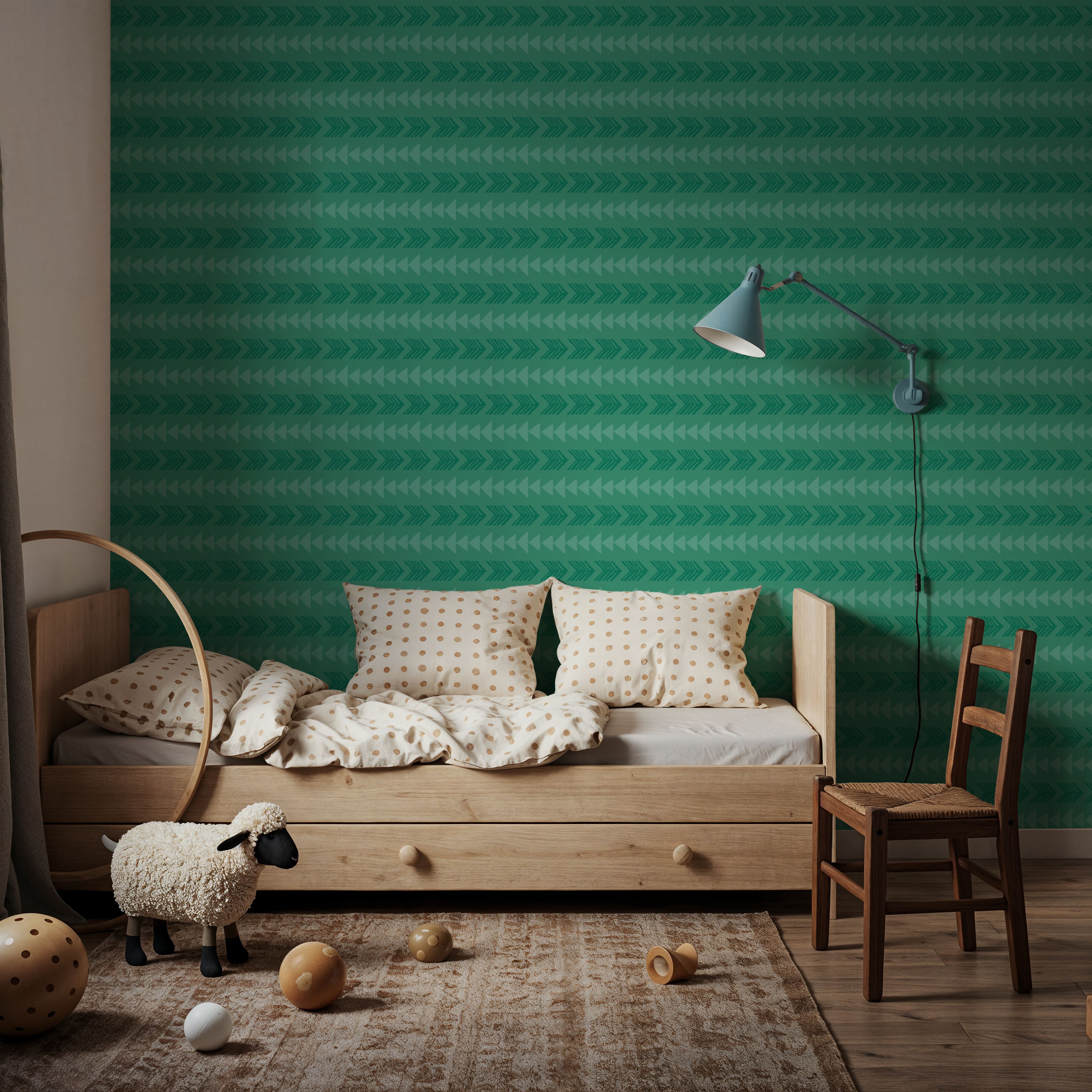 Boho Arrows Green