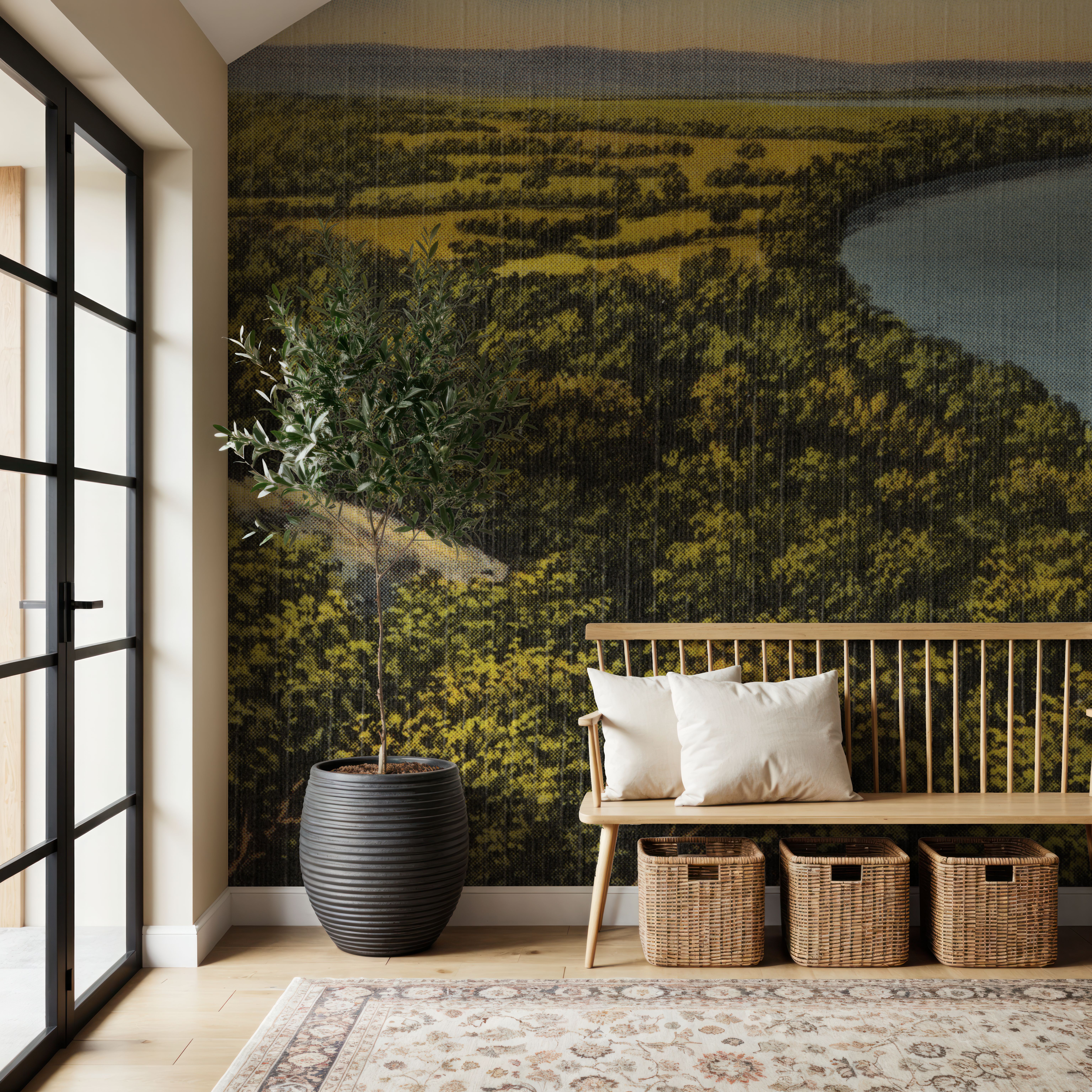 Brazos River - Screenprint Postcard