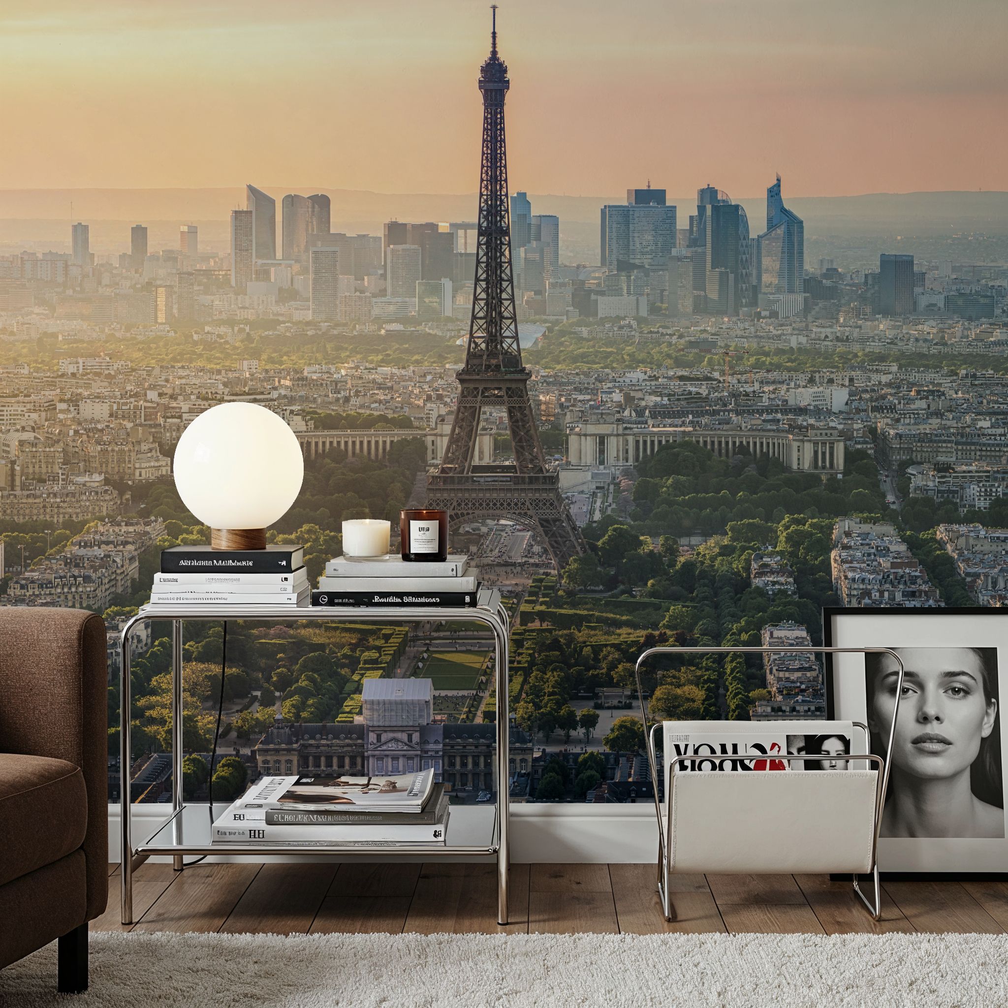 La Defense and Eiffel Tower