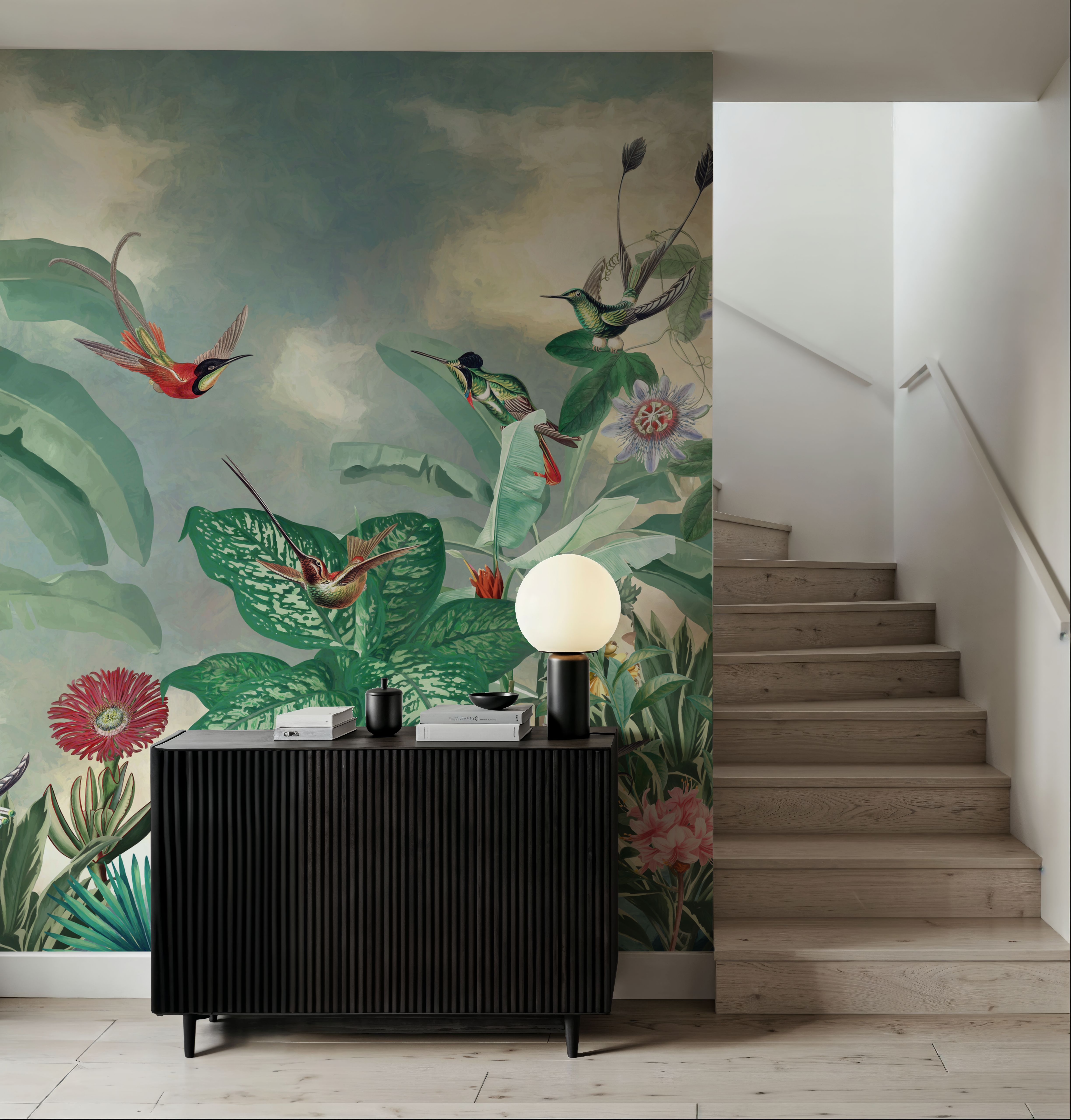 Birds of Paradise Green
