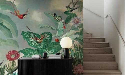 Birds of Paradise Green