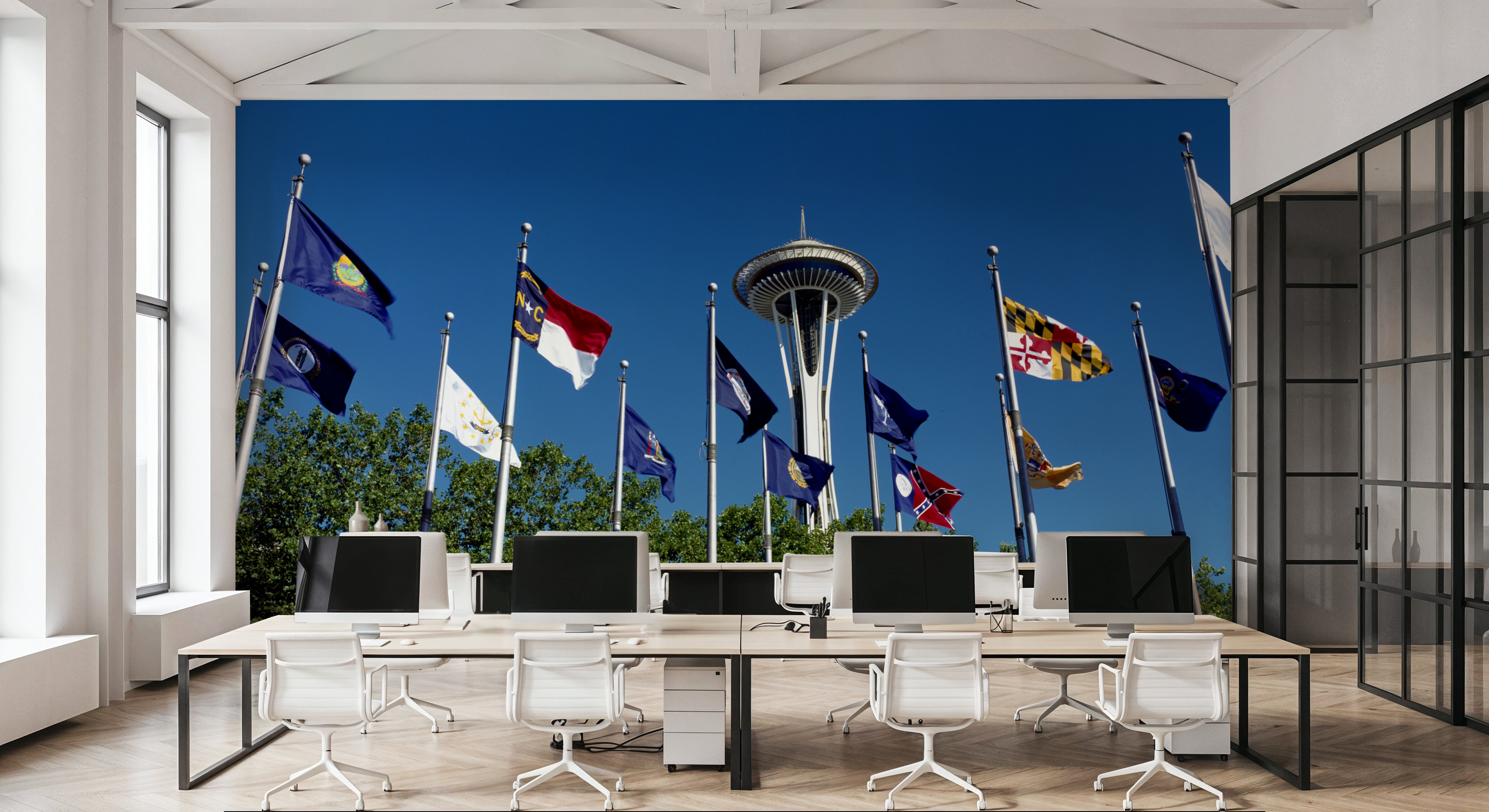 Seattle Flags Panorama
