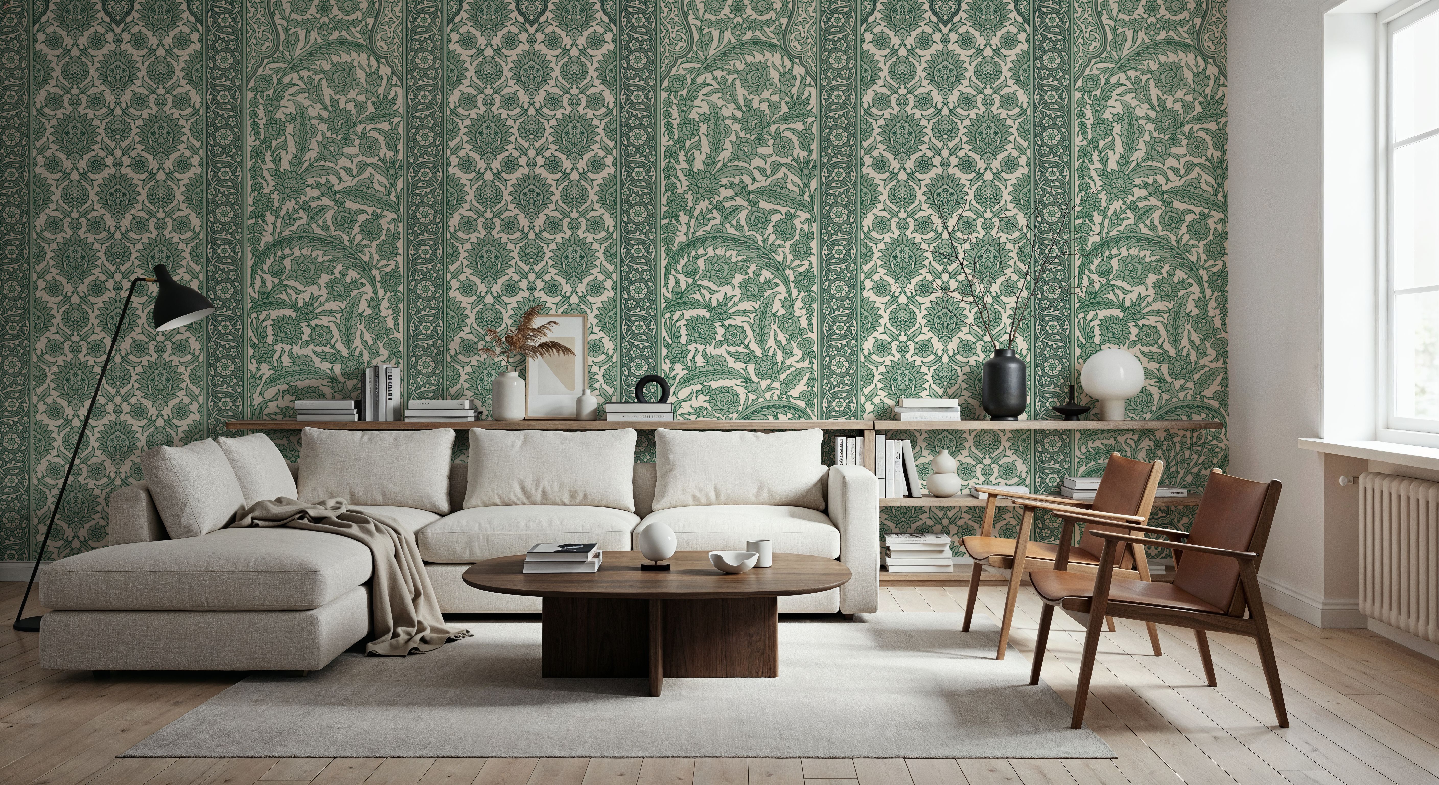 Riad Ornaments, Forest Green