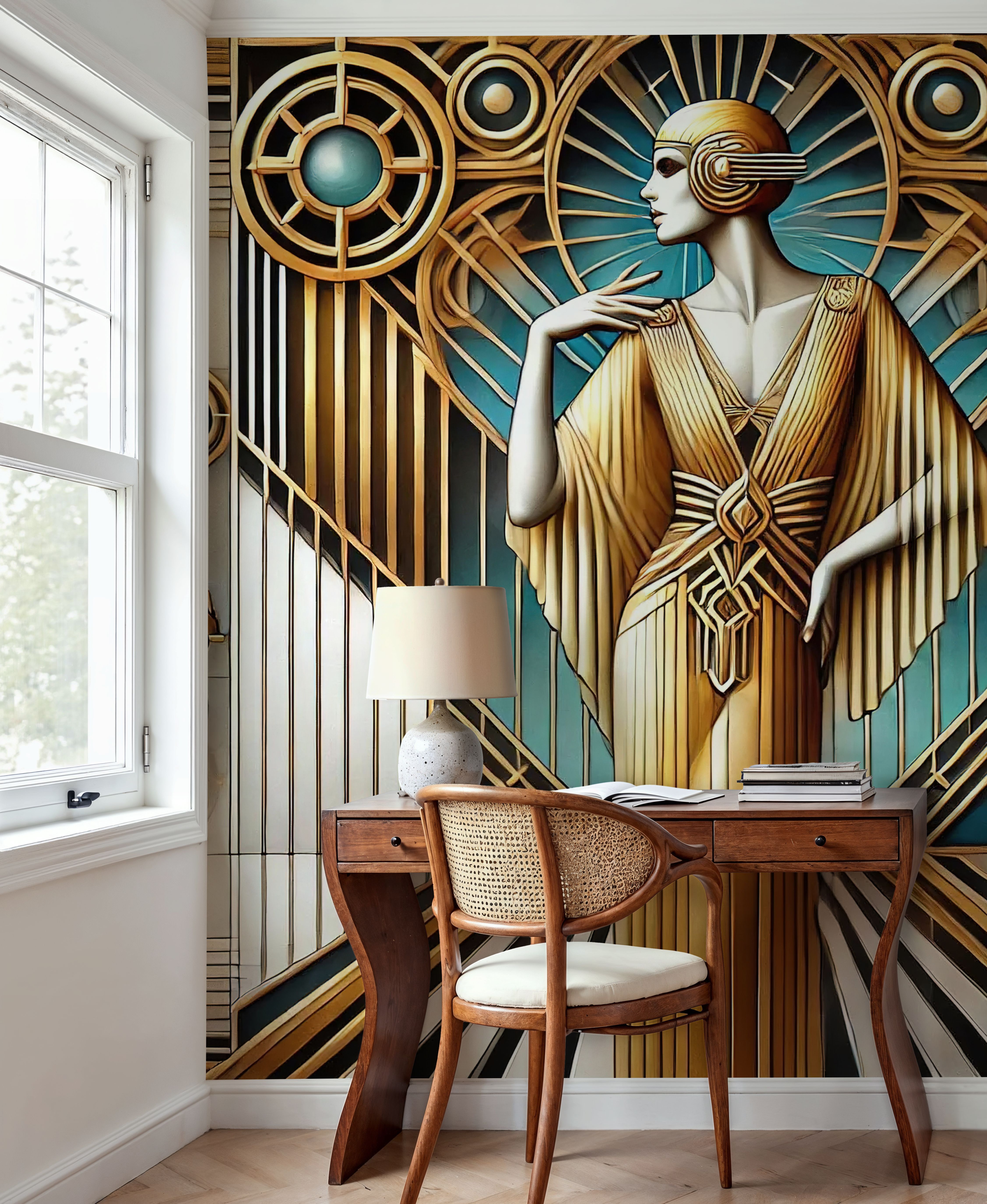 Elegant Art Deco Scene