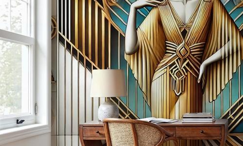 Elegant Art Deco Scene