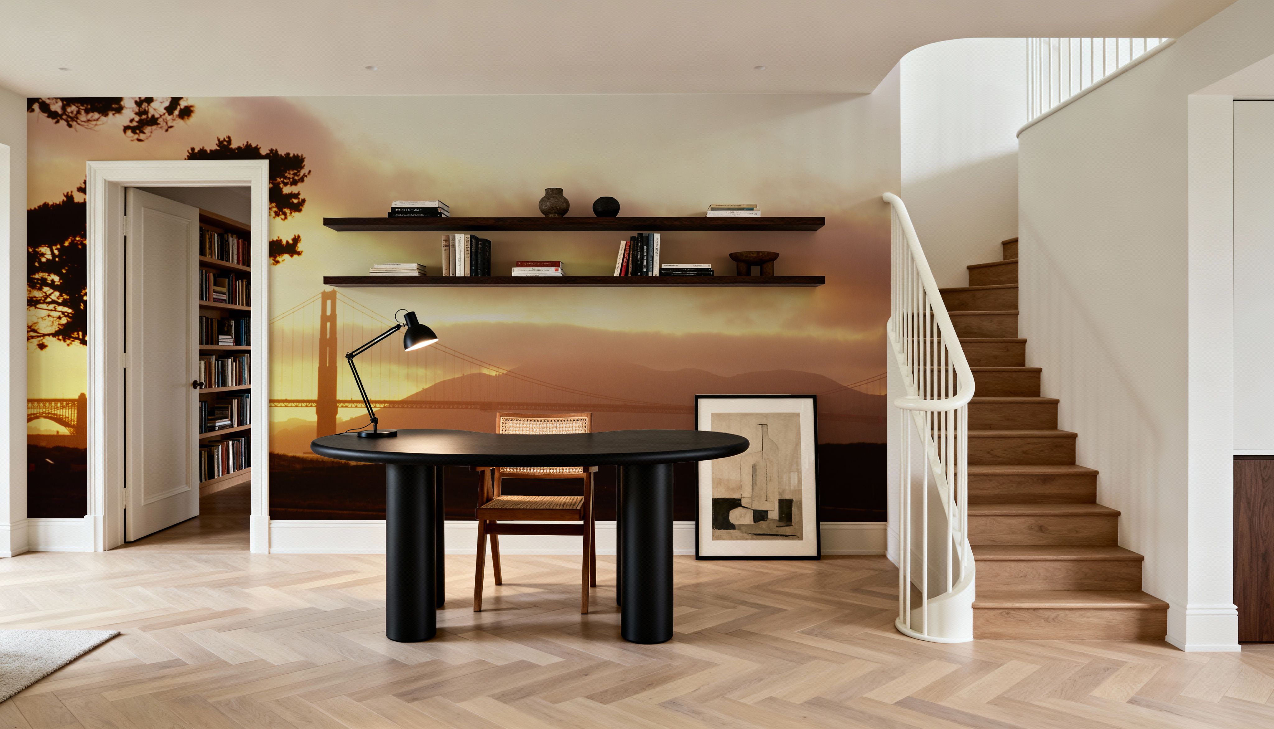 Golden Sunset Bridge