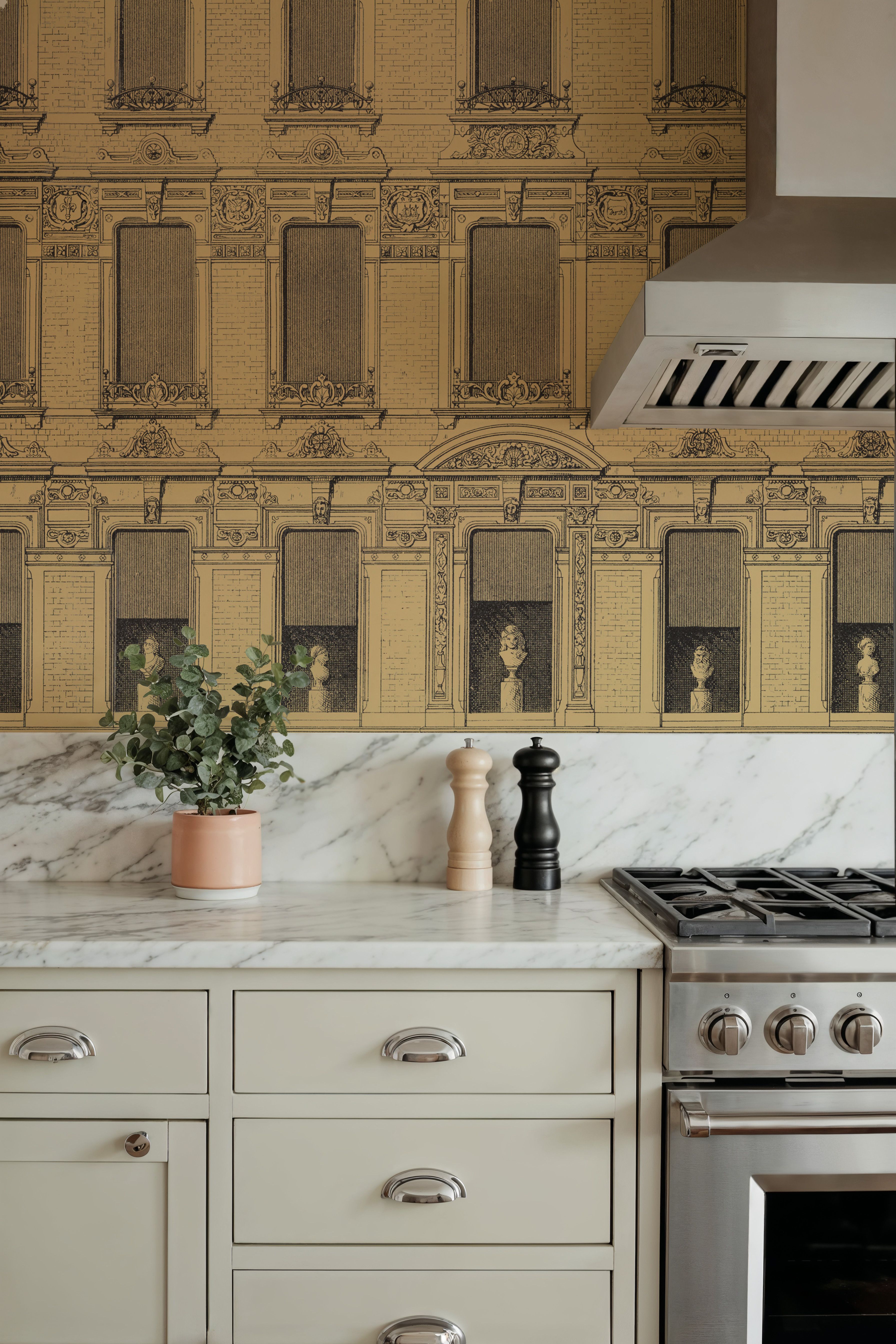 Vintage Facade, Yellow