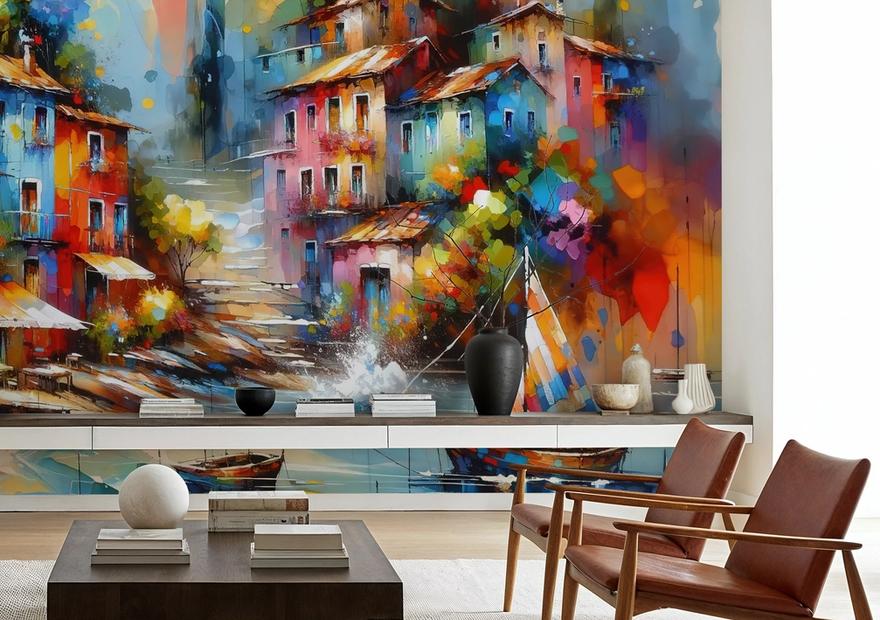 Vibrant Seaside Life