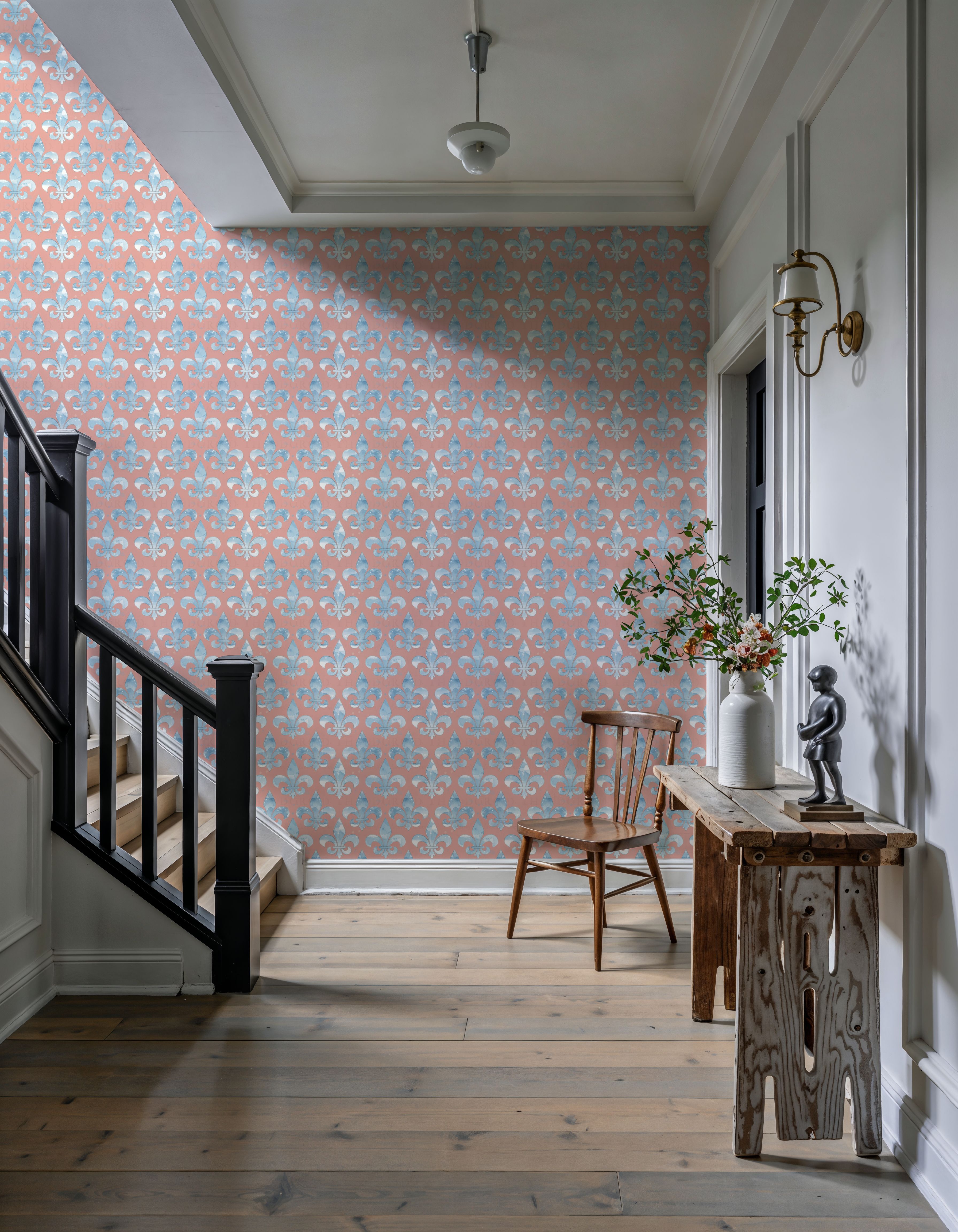 More Fleurs de Lis Red