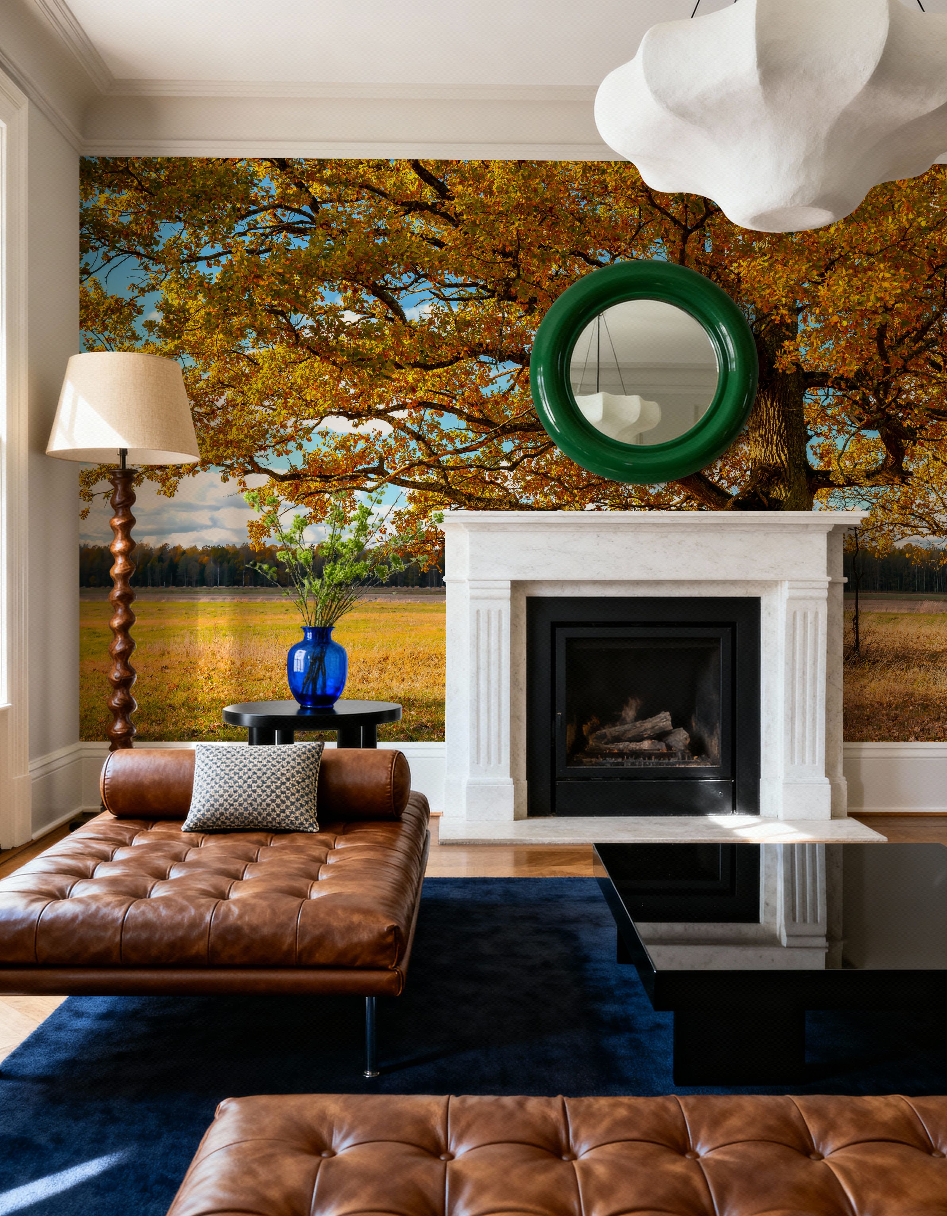 Golden Fall Tree Afternoon