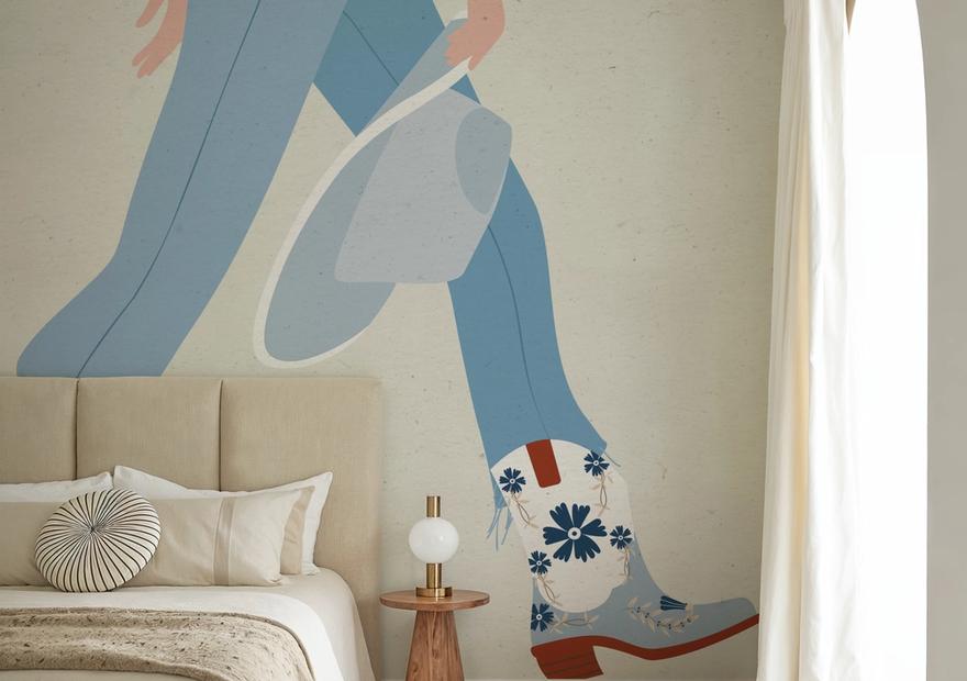 Cowgirly III Blue