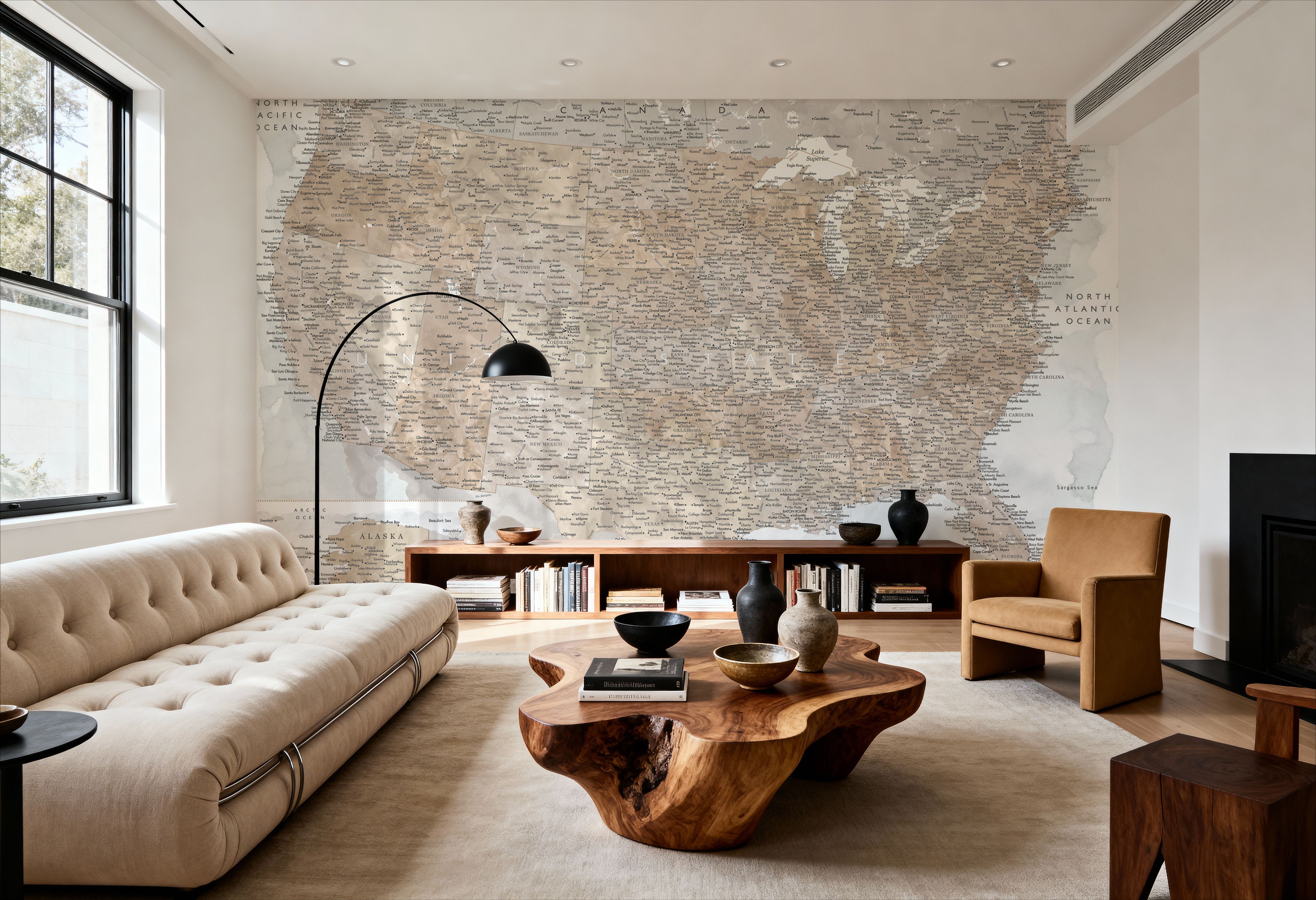 US Map Detailed - Calista