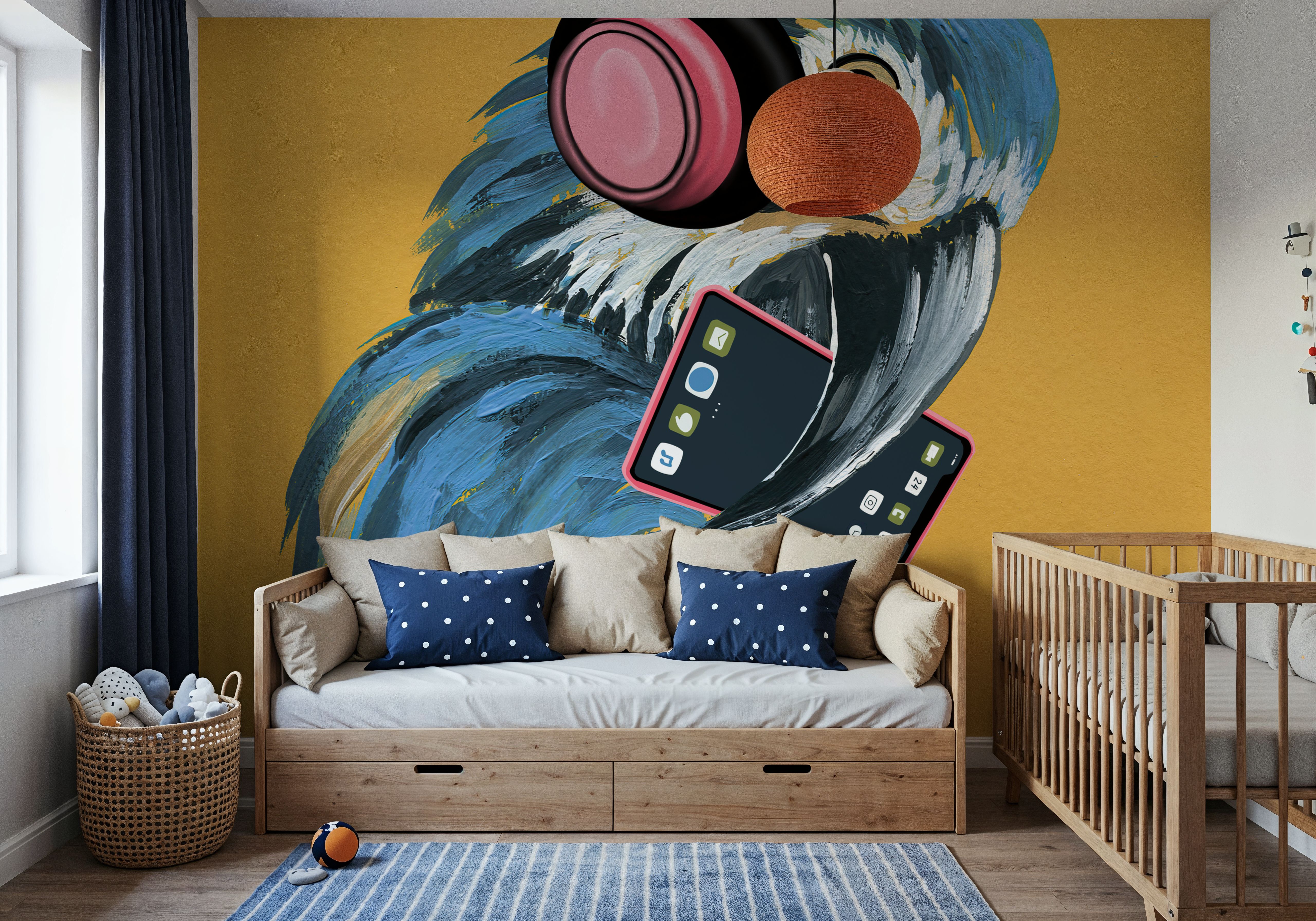 Wild III, Papel pintado