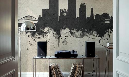 Lyon France Skyline Concrete