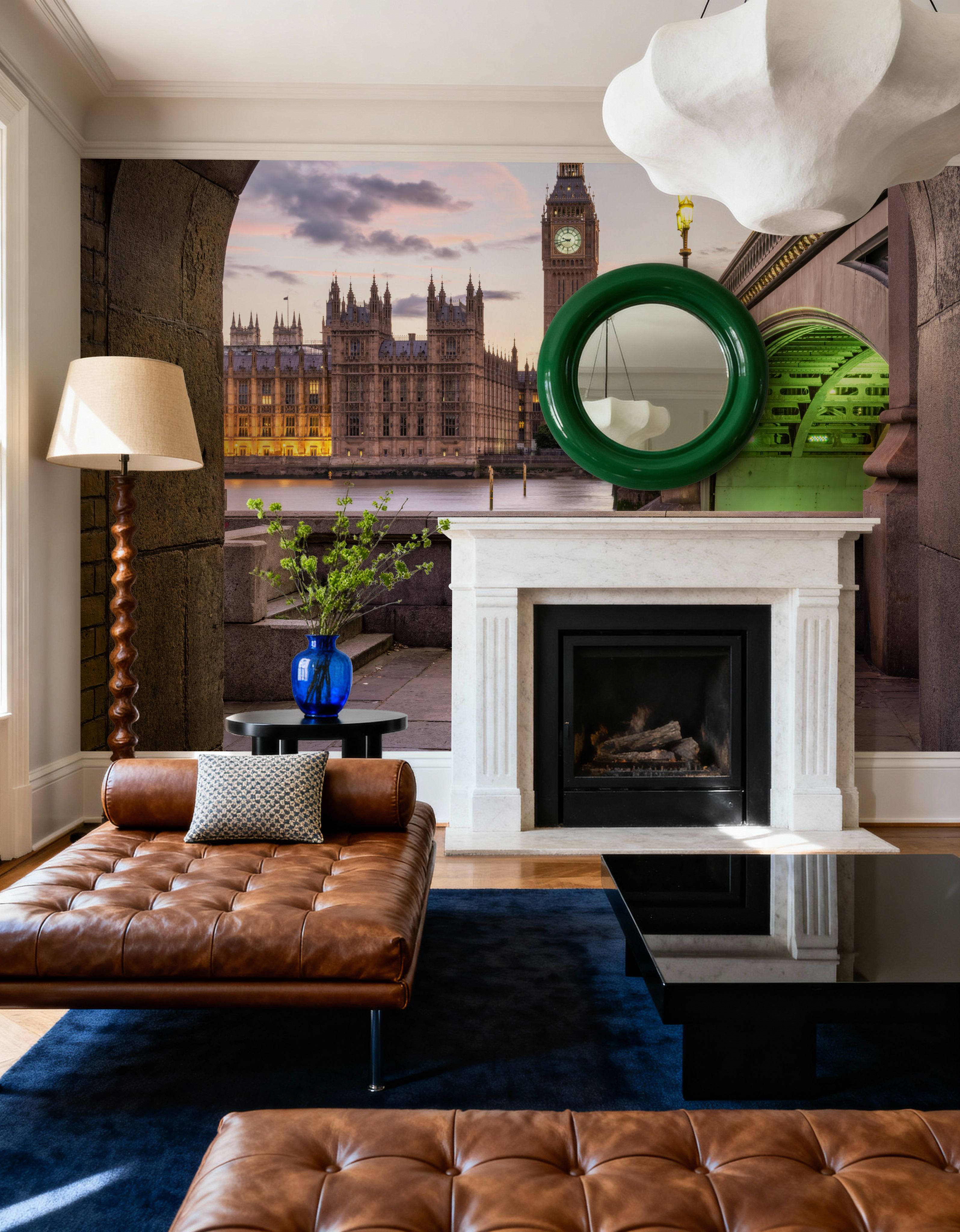 Big Ben and Westminster Bridge Framed