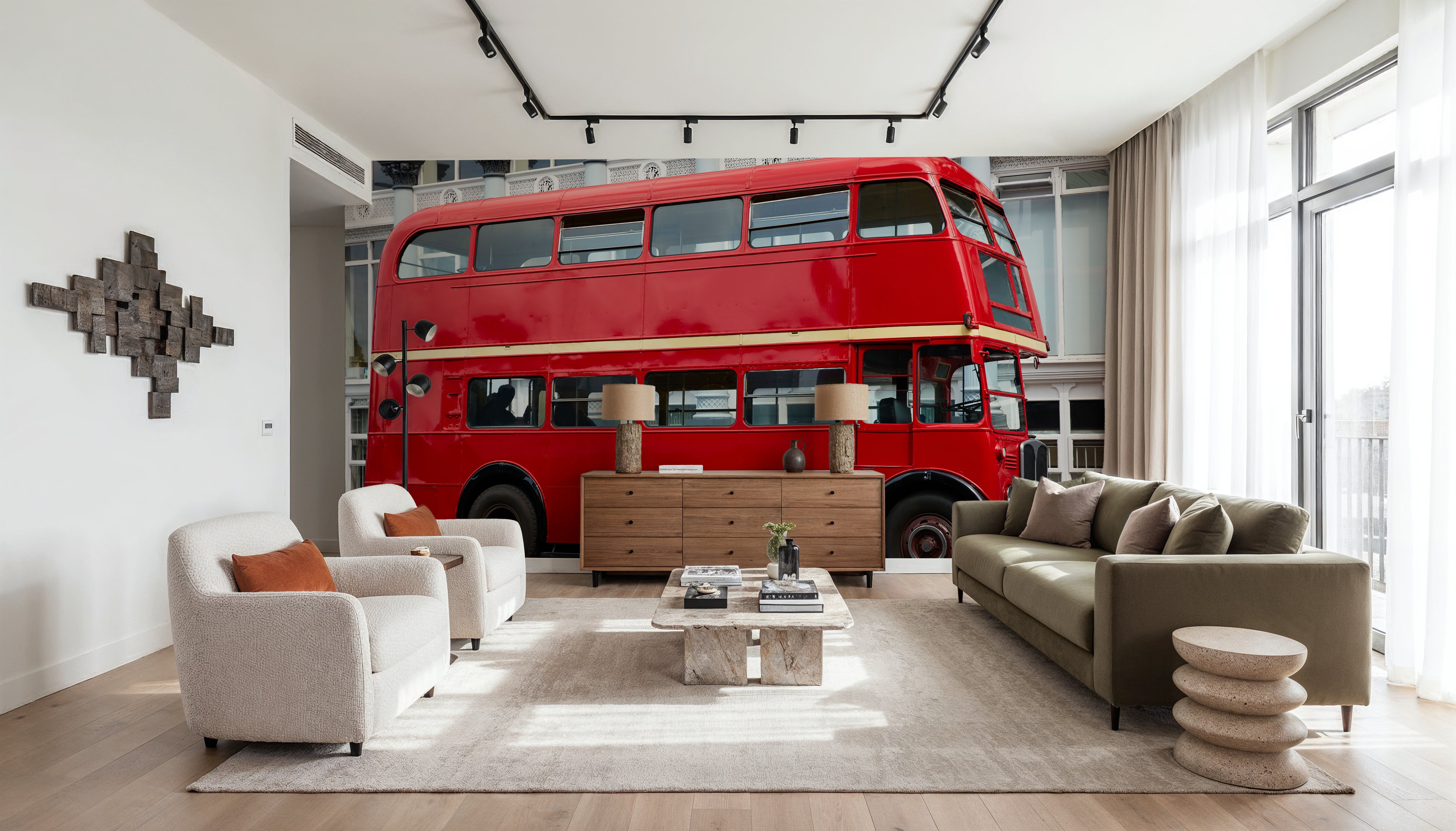 Routemaster Red, Wallpaper