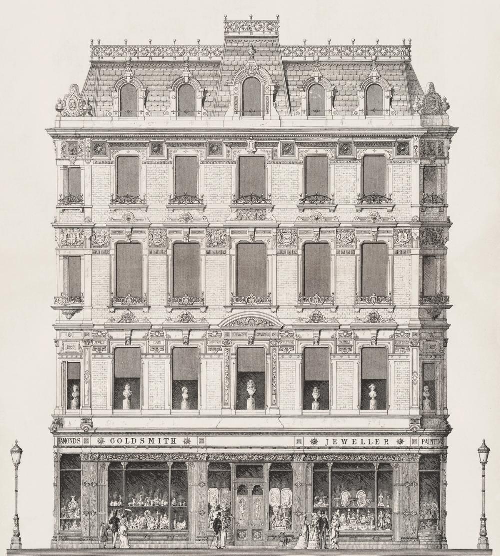 Facade in Picadilly (1870)