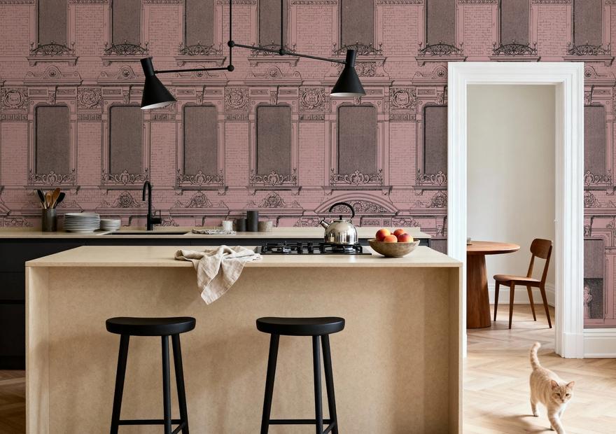 Vintage Facade, Pink