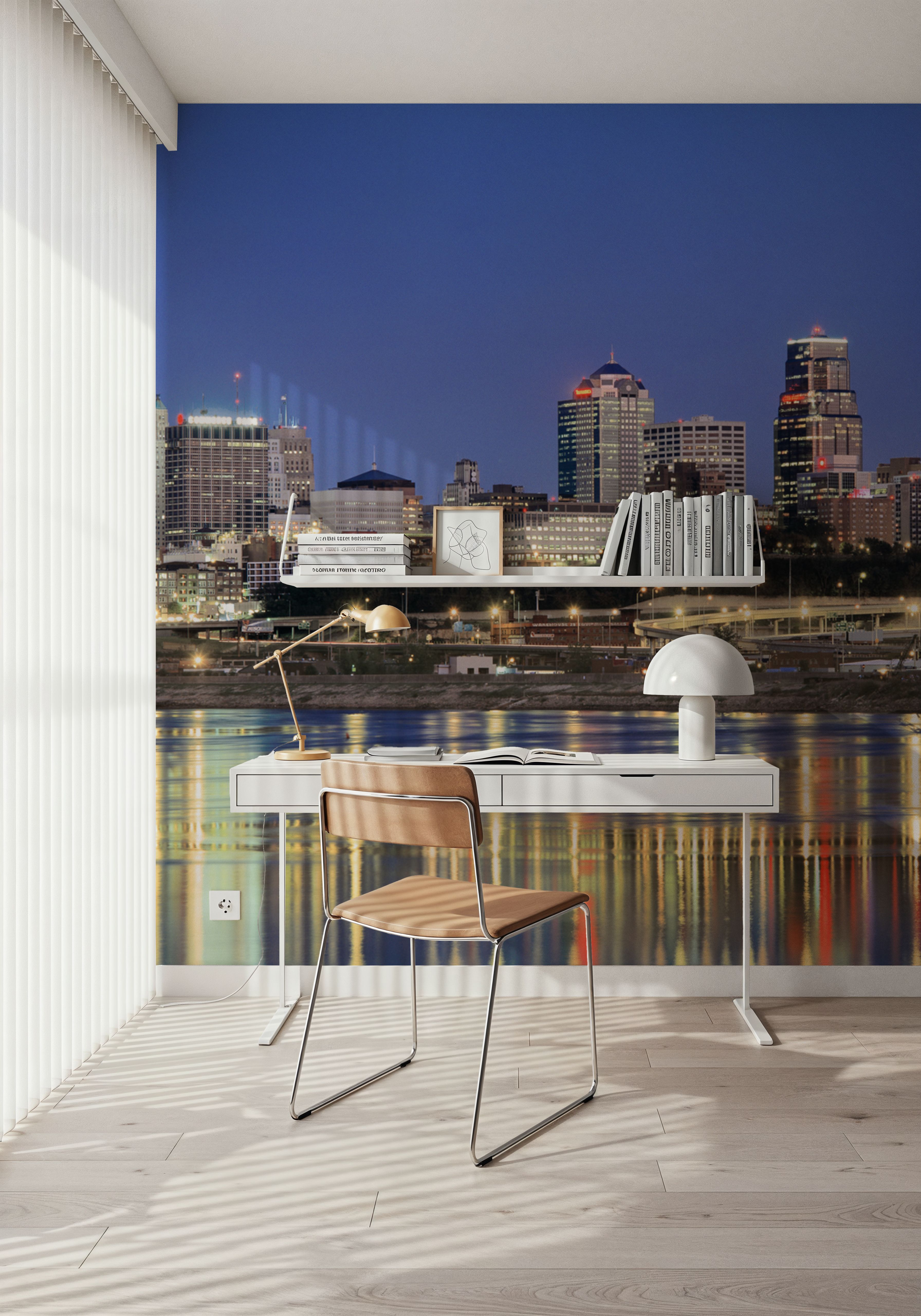 Urban Twilight Reflection