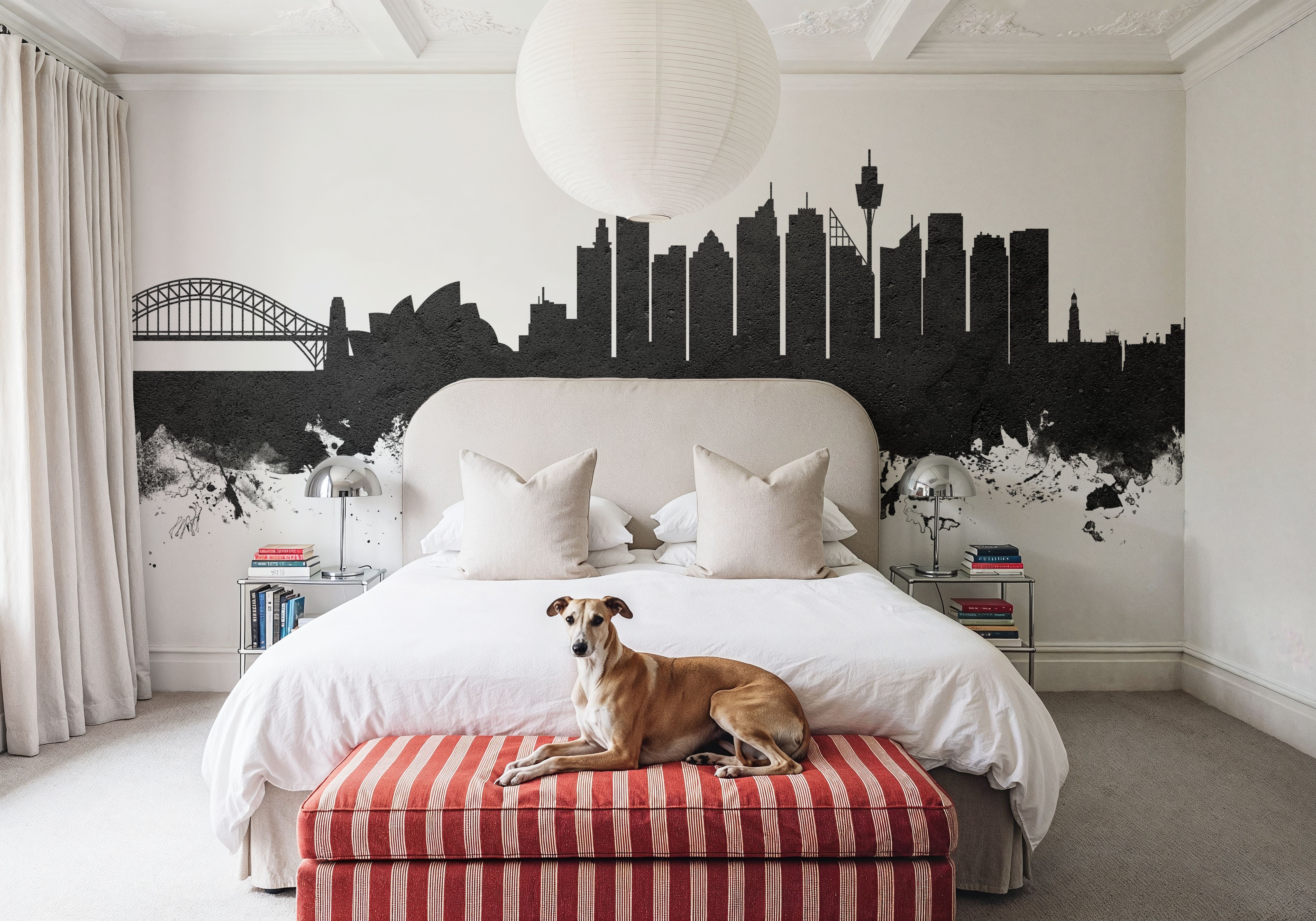 Sydney Australia Skyline Black & White, Wallpaper