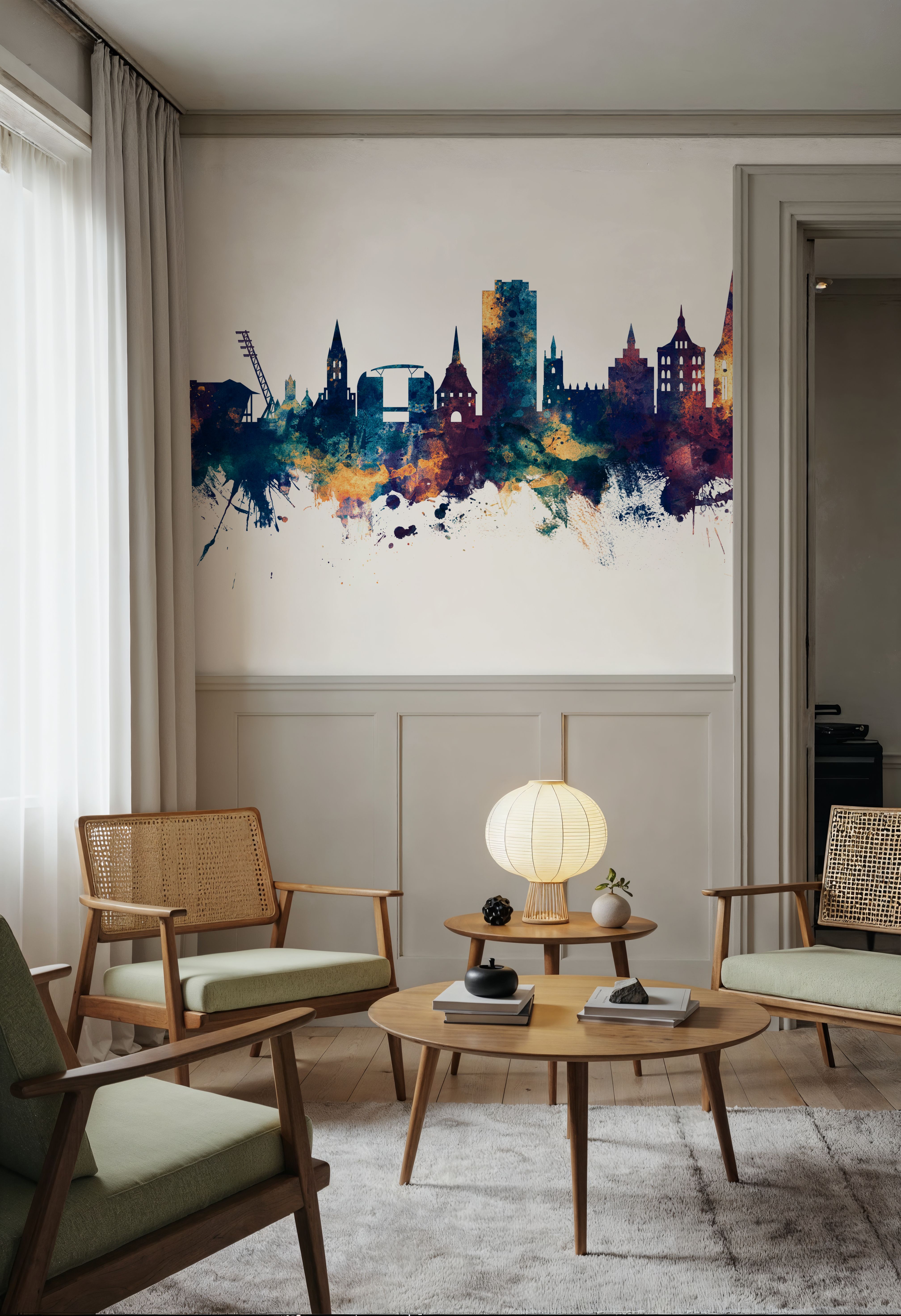 Rostock Germnay Skyline Blue & Bronze