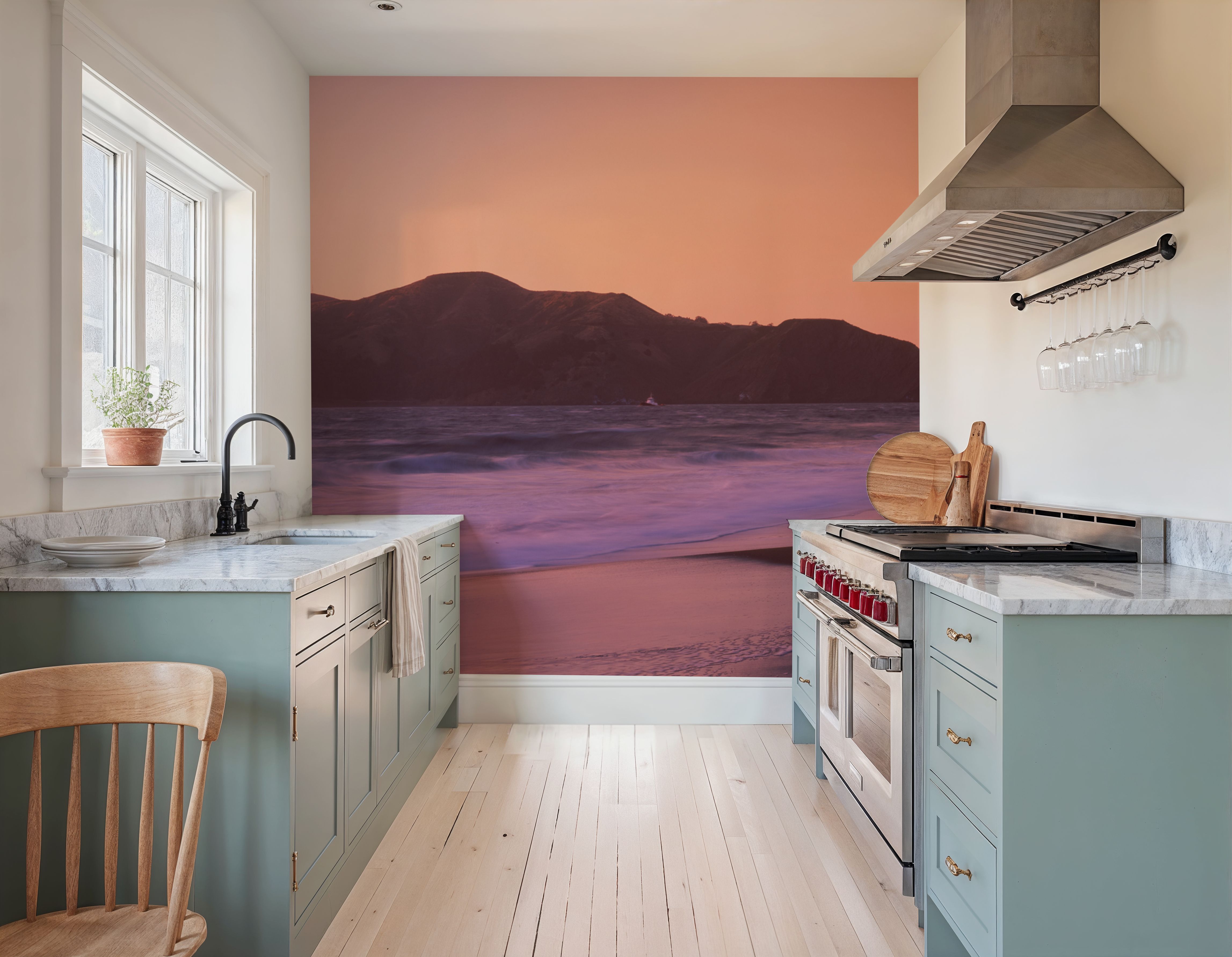 Crimson Bridge Twilight Red