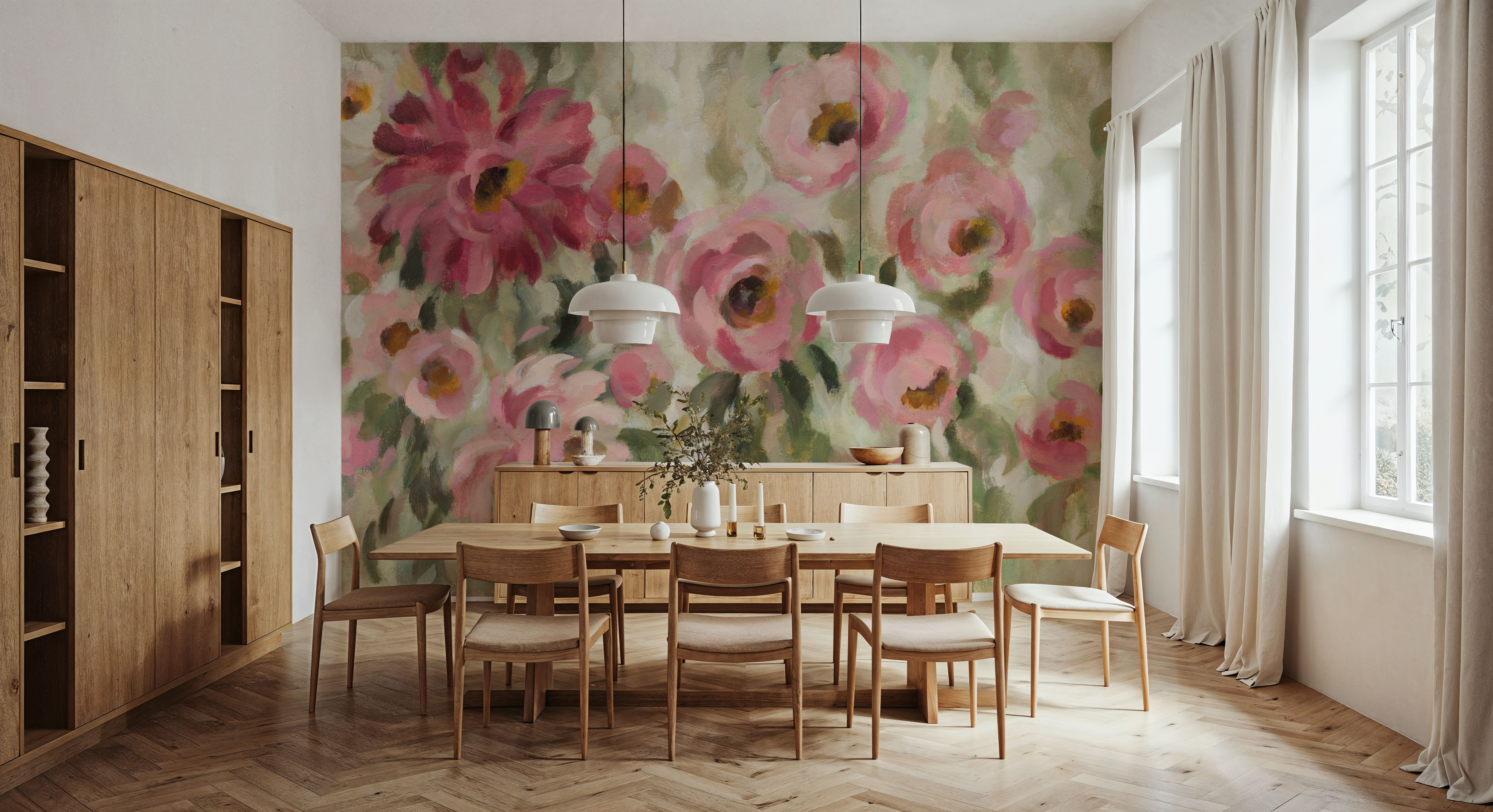 Pink and Sage Garden