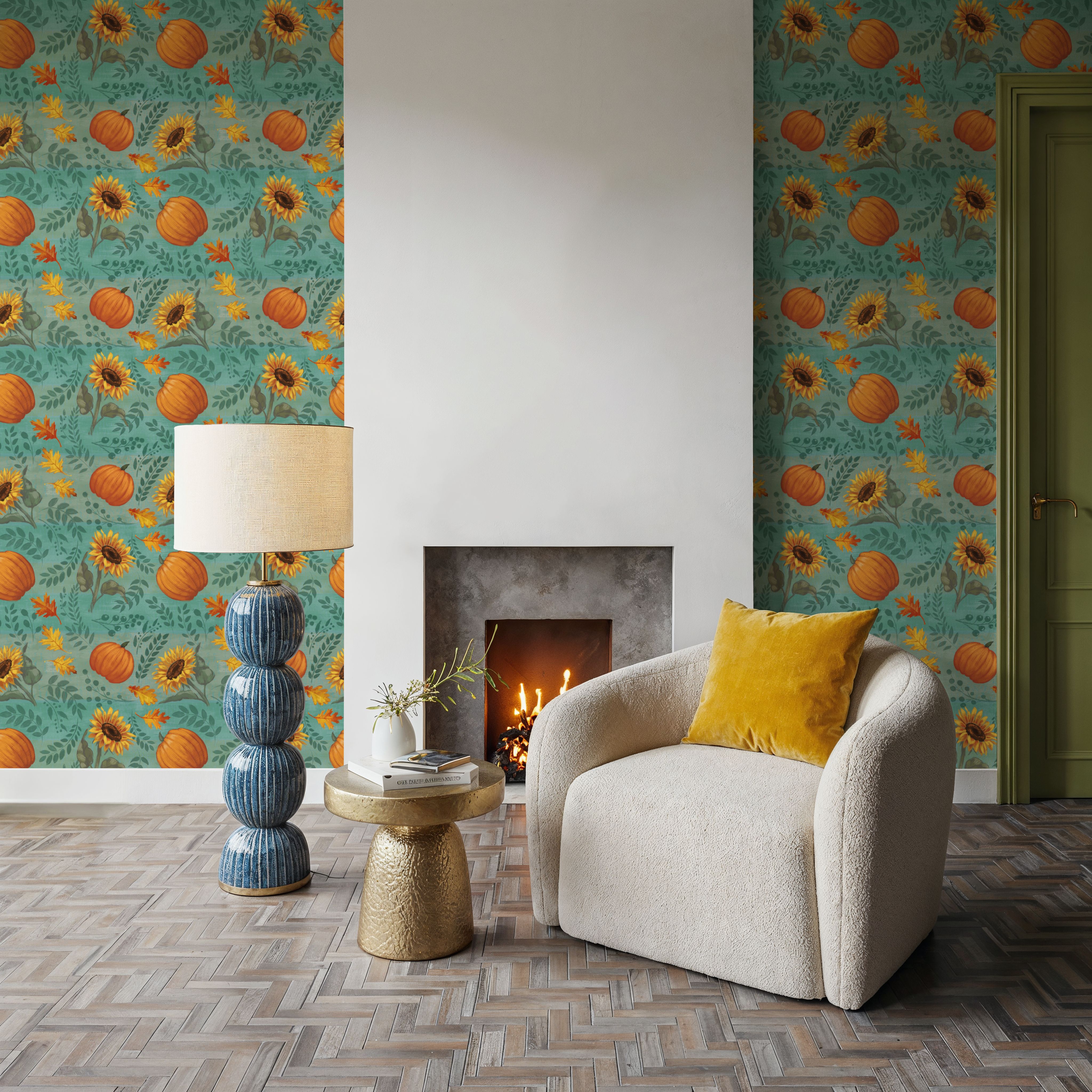 Pumpkin Harvest Blue