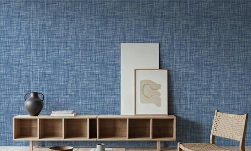 Mottled Linen Effect, Sky Blue