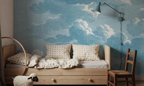 Intaglio Clouds, Washed Demin