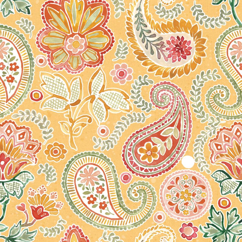 Harvest Paisley Mini Yellow