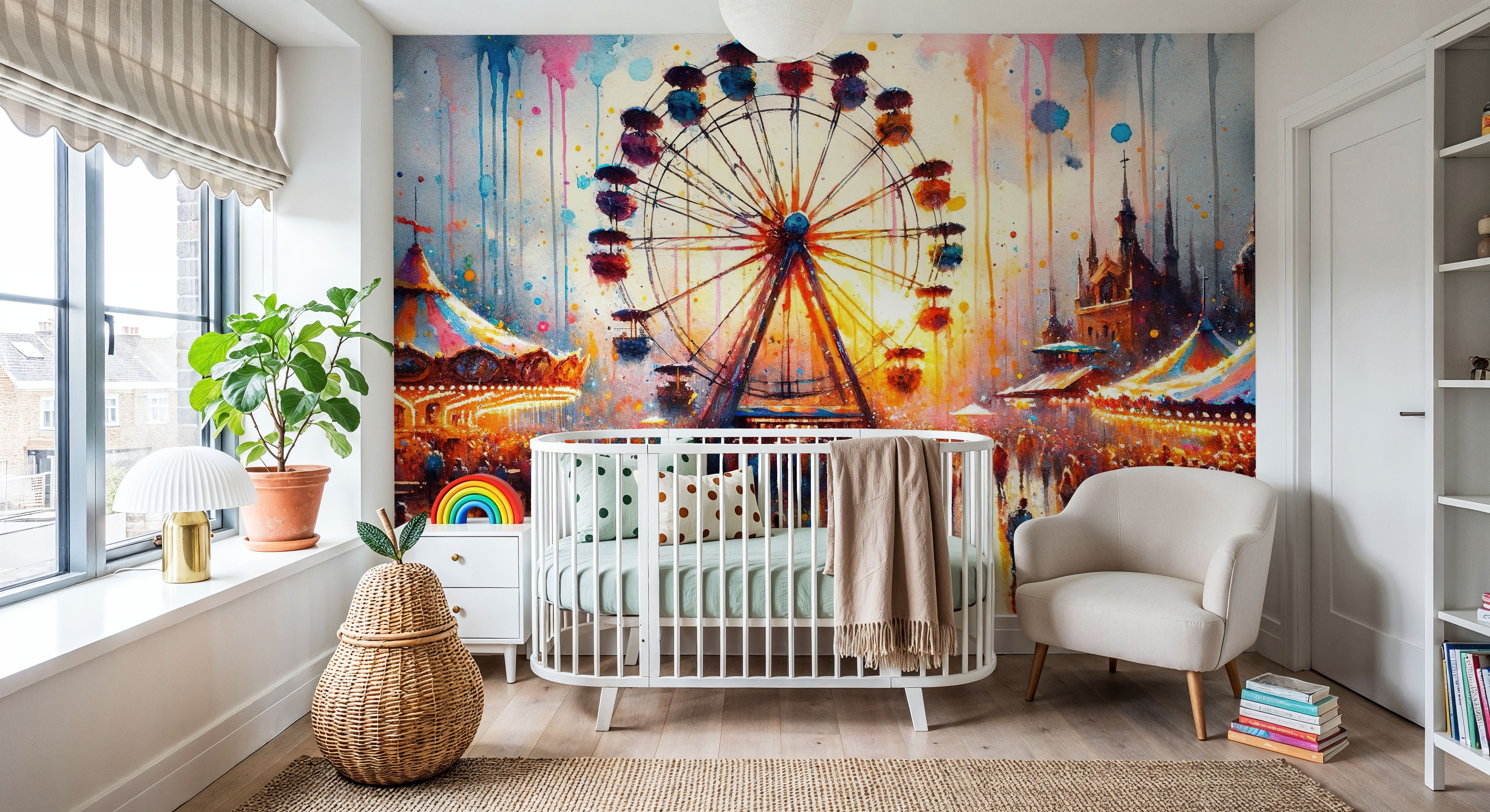 Carnival Lights at Dusk