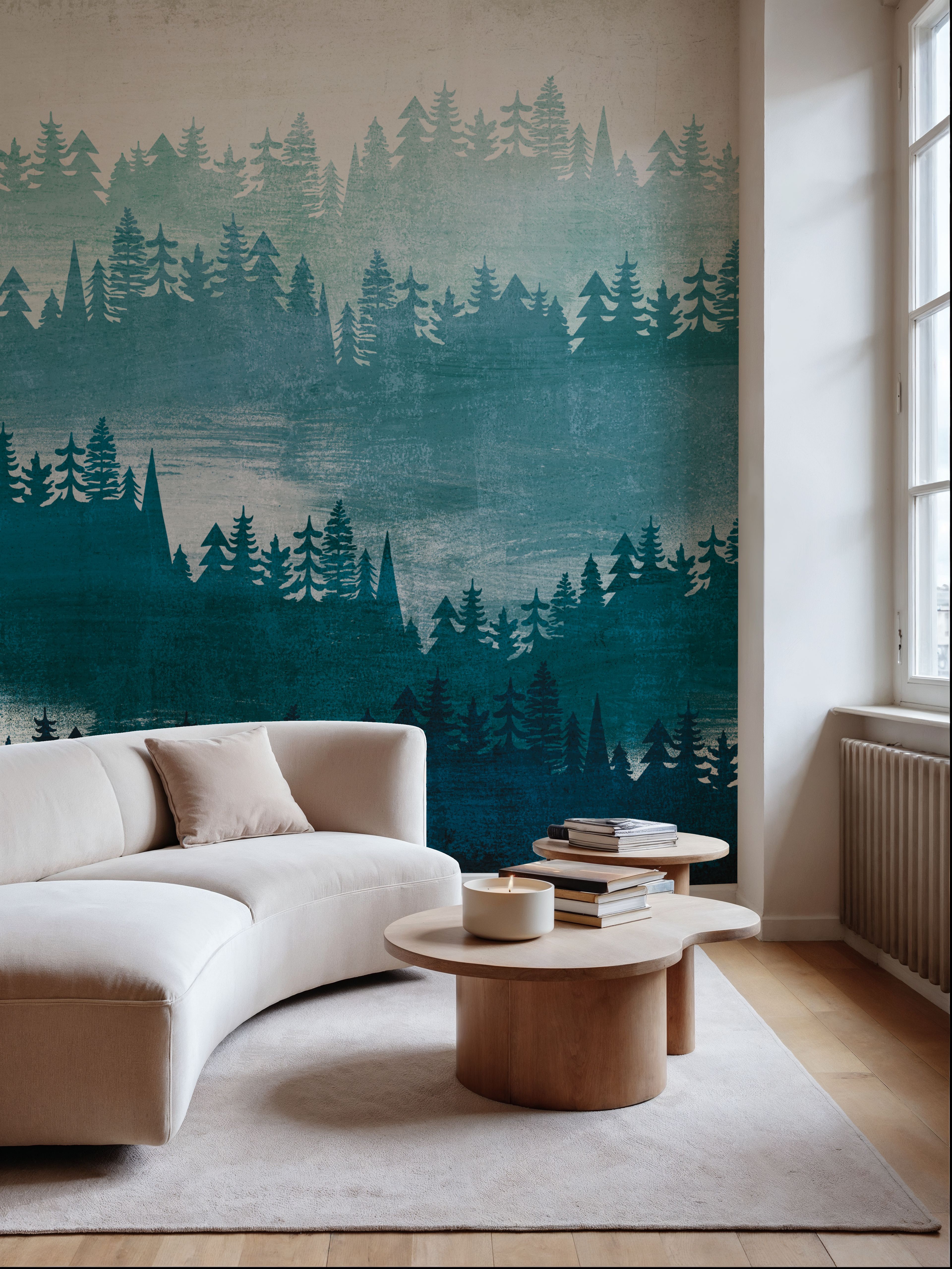 Mountainscape Blue