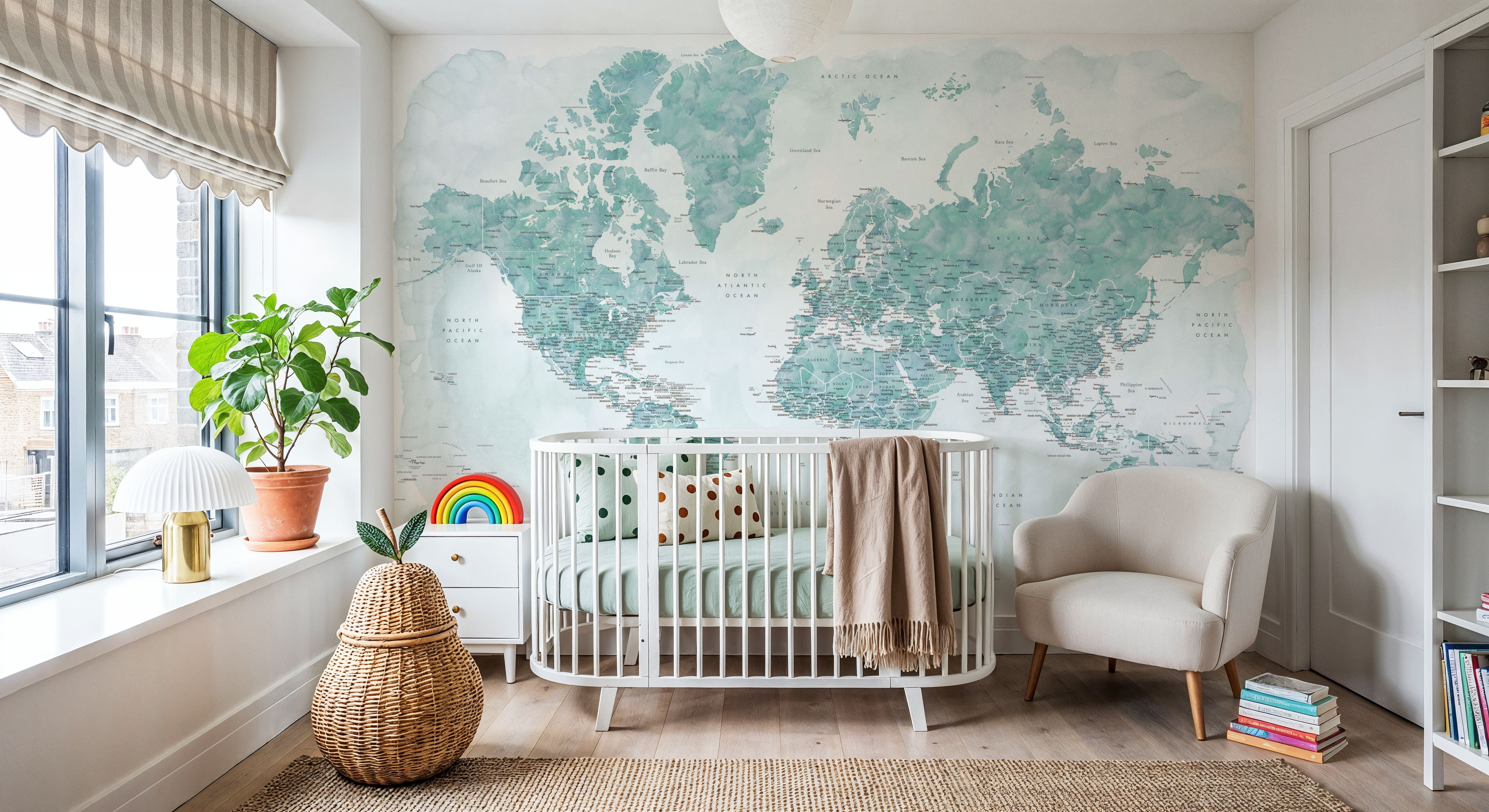 World Map Cities - Gertrudis