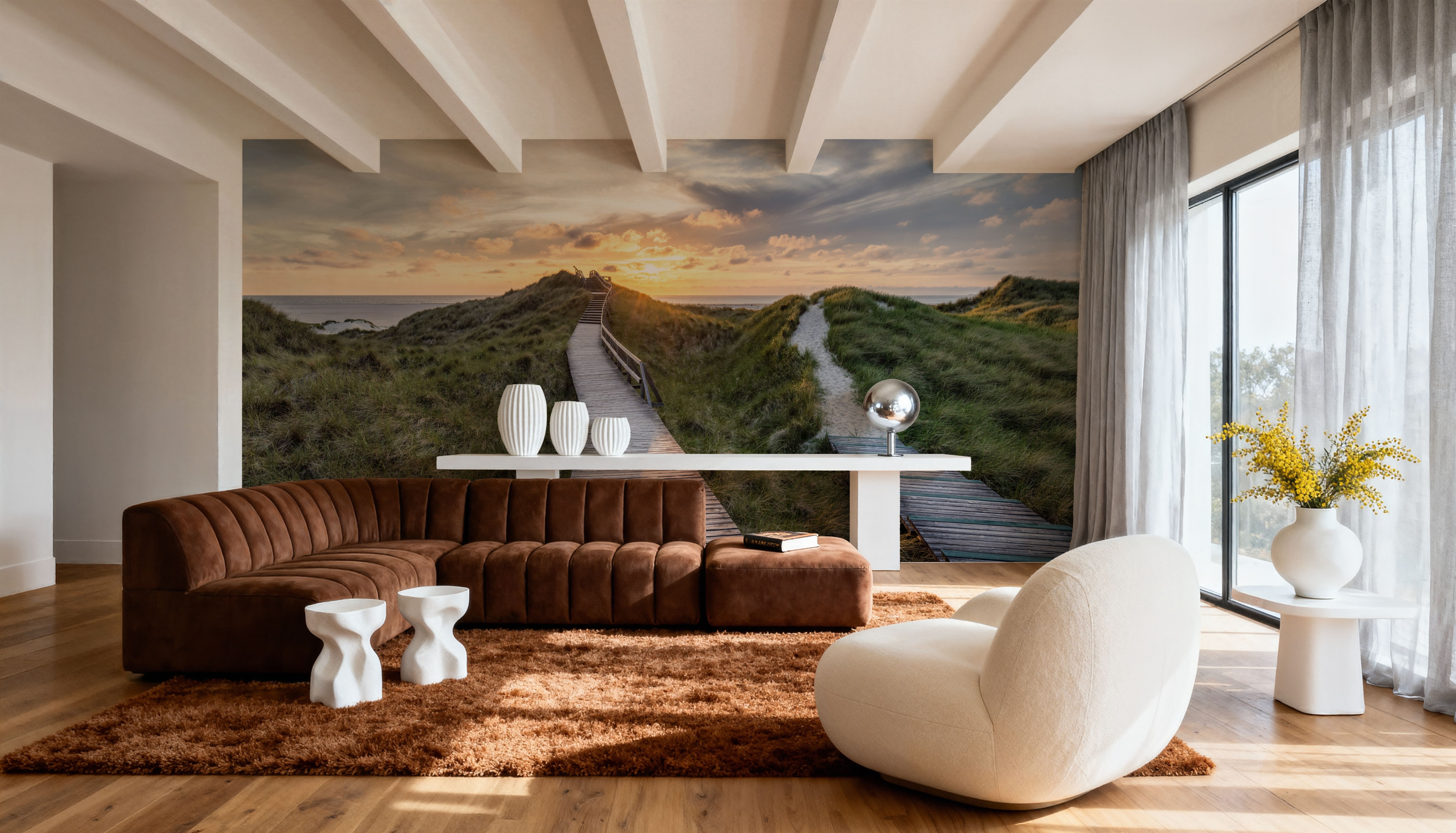 Double Boardwalk, Wallpaper